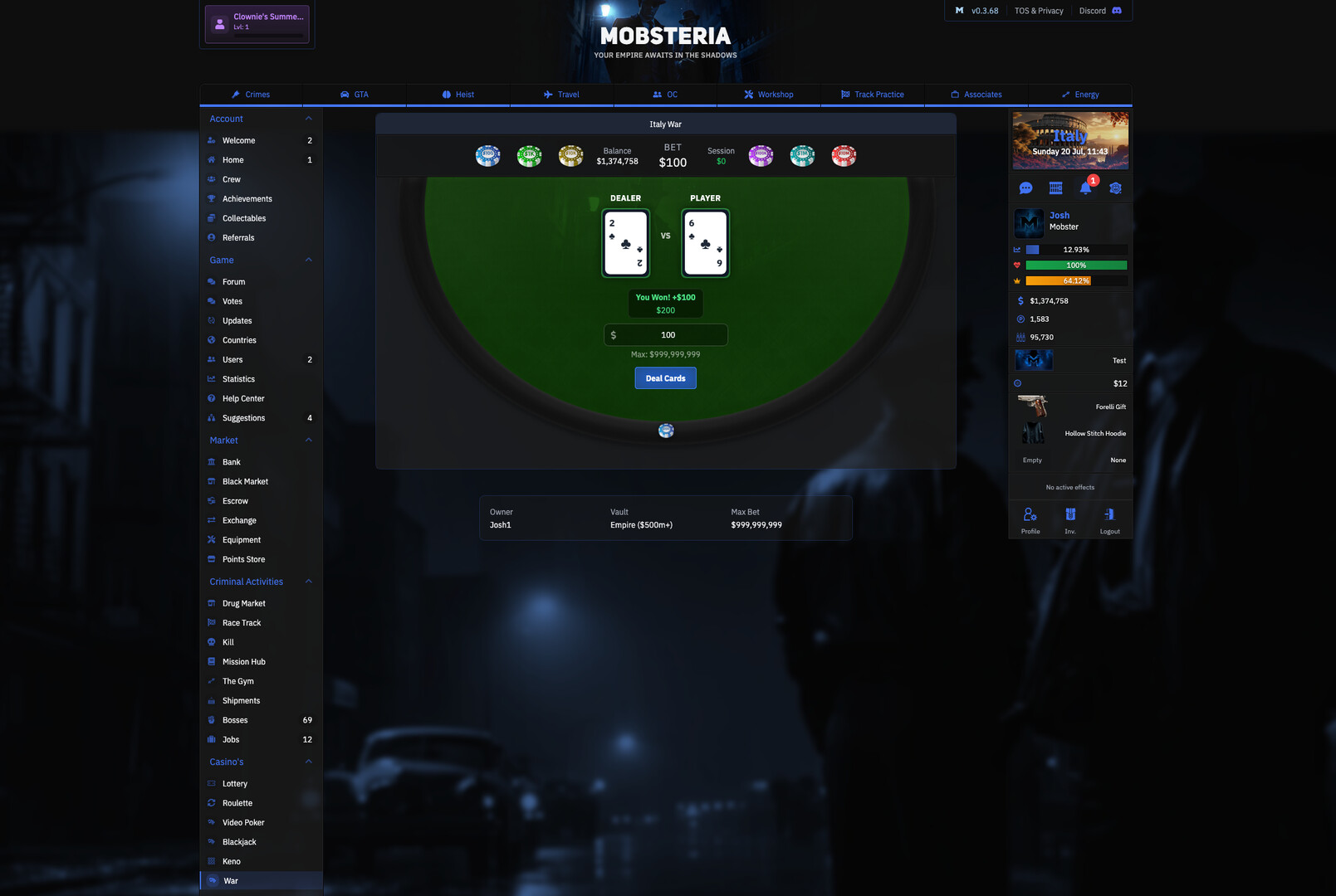 Mobsteria screenshot 6