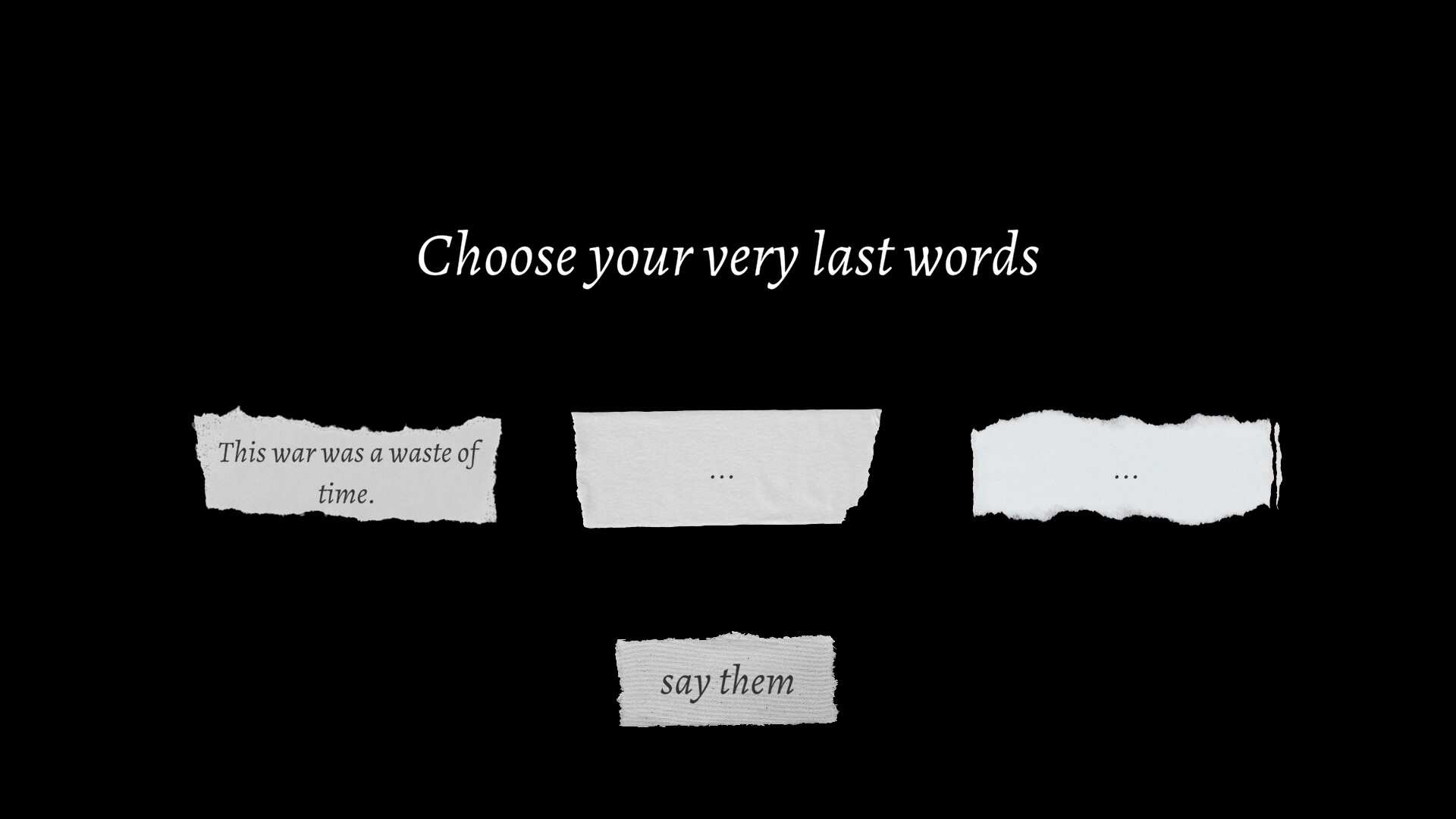 Your Very Last Words screenshot 5