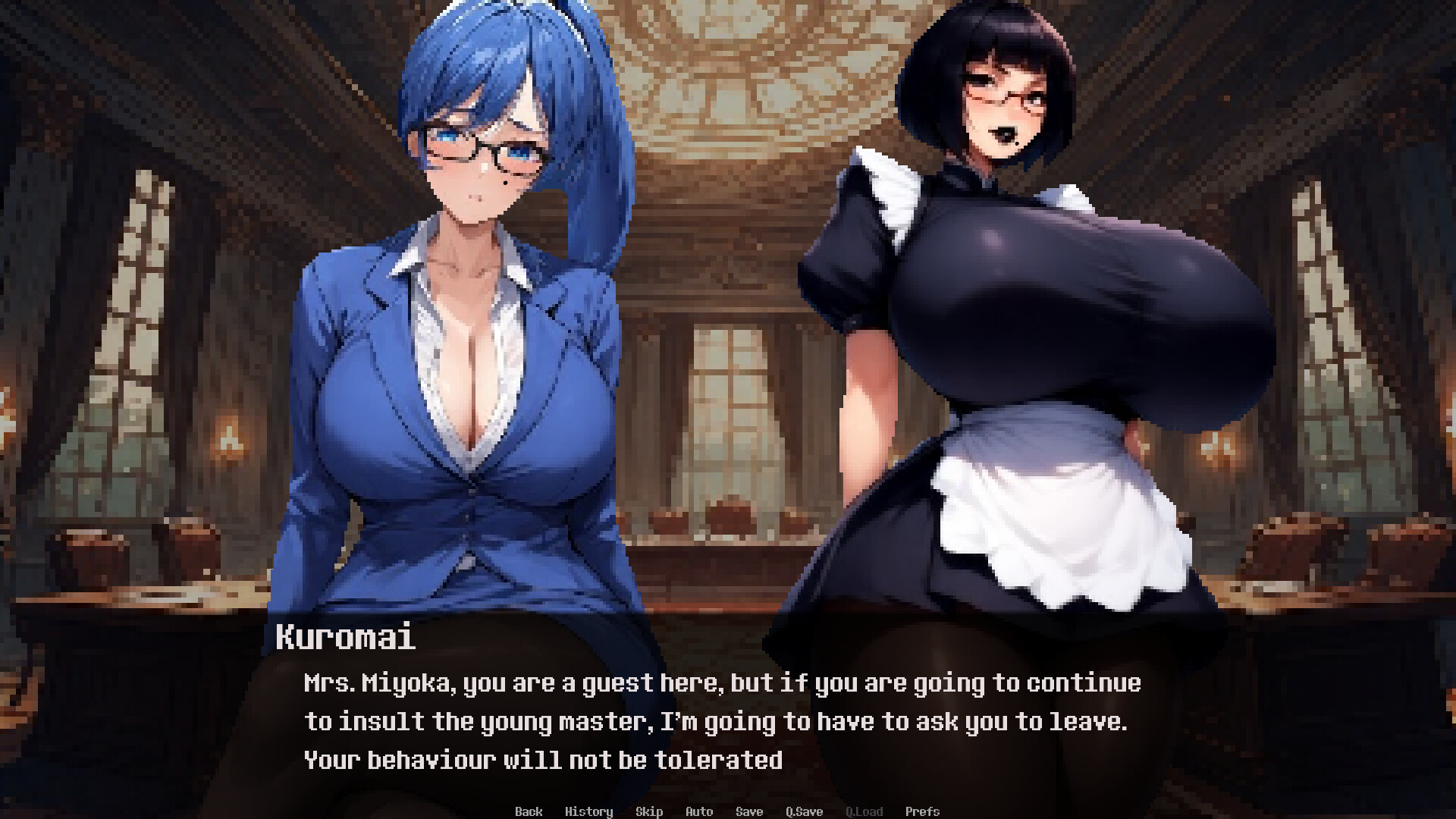 Dominated by: Yandere Goth Maid screenshot 2