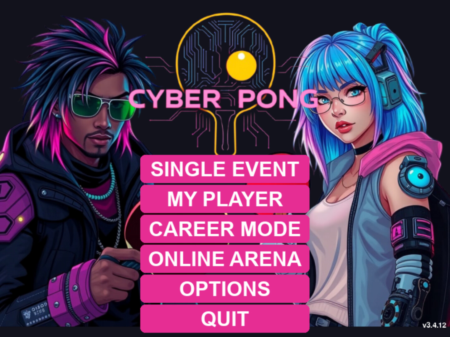 CyberPong AI screenshot 1