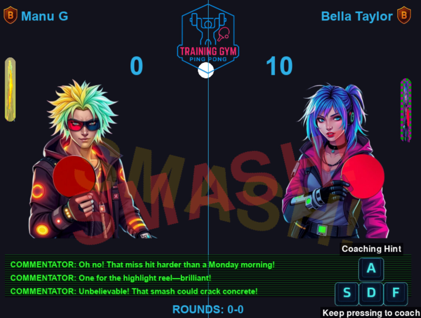 CyberPong AI screenshot 2