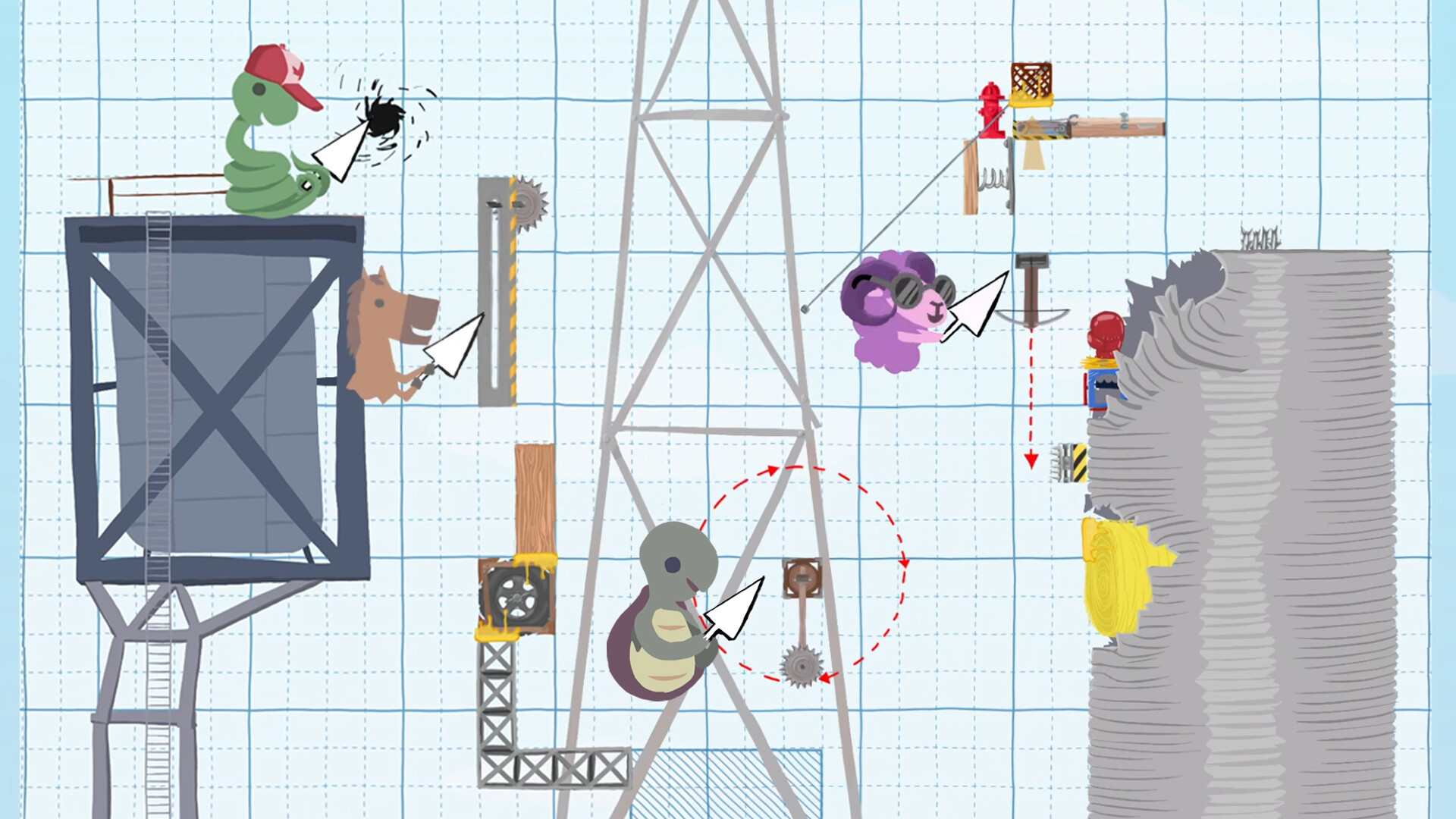 Ultimate Chicken Horse screenshot 2