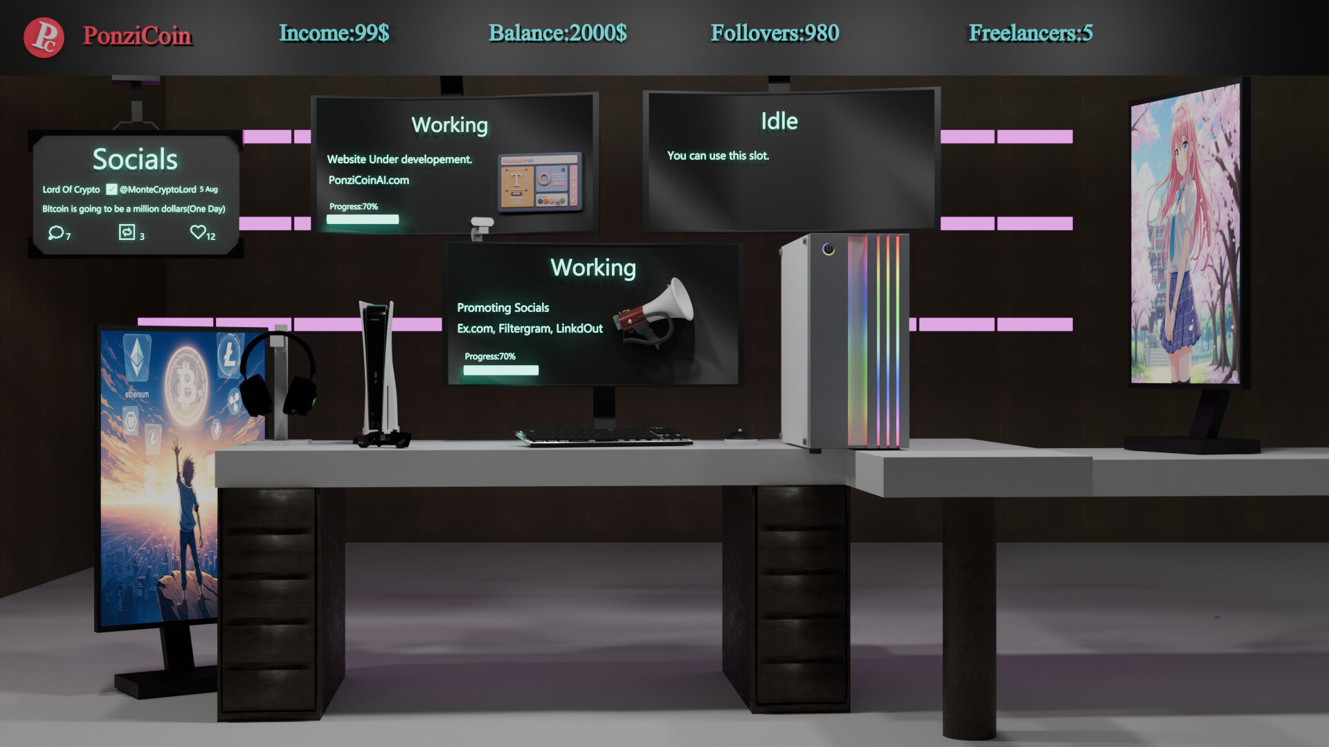 Fake Tech Tycoon screenshot 4