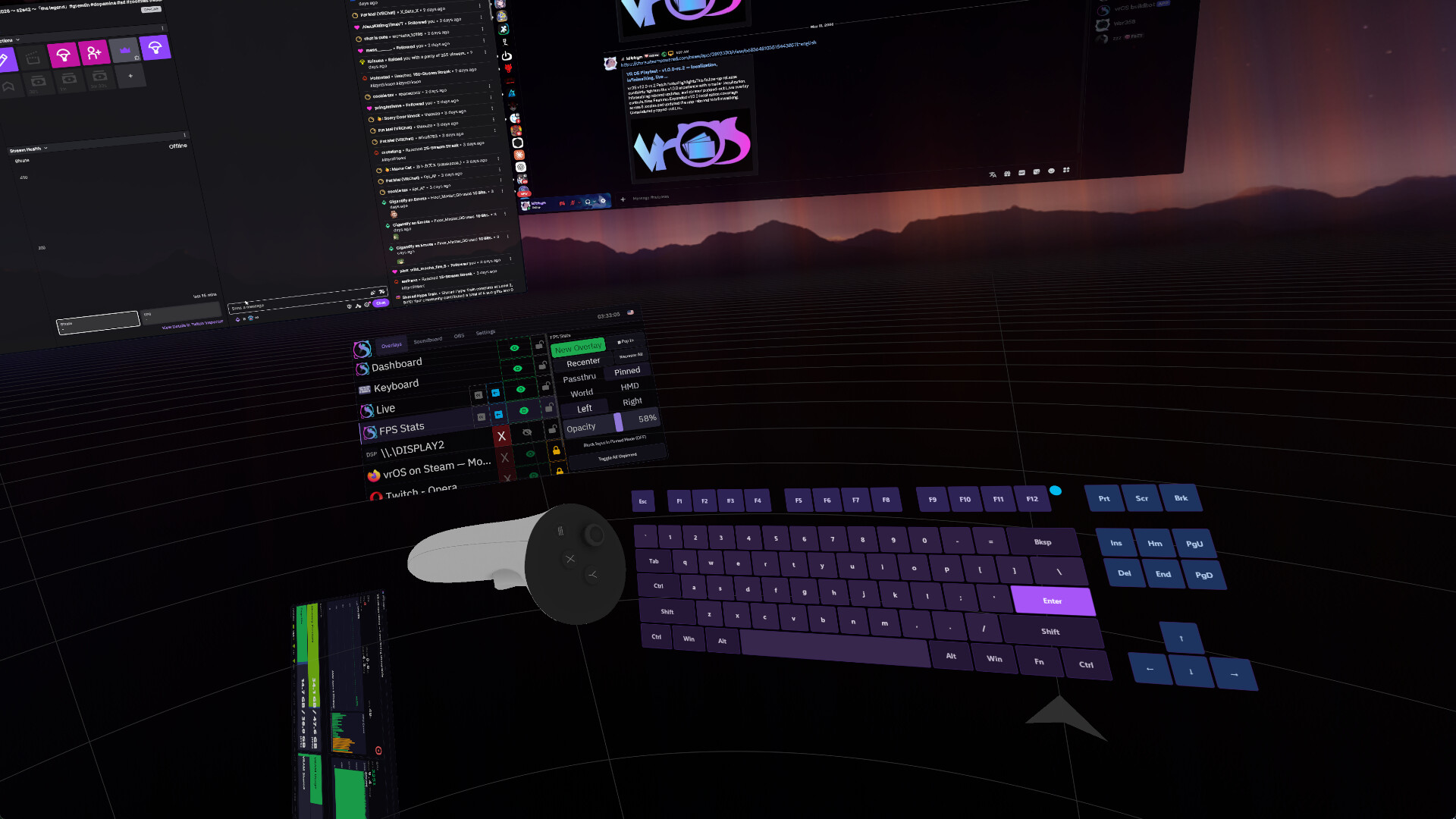 vrOS screenshot 1