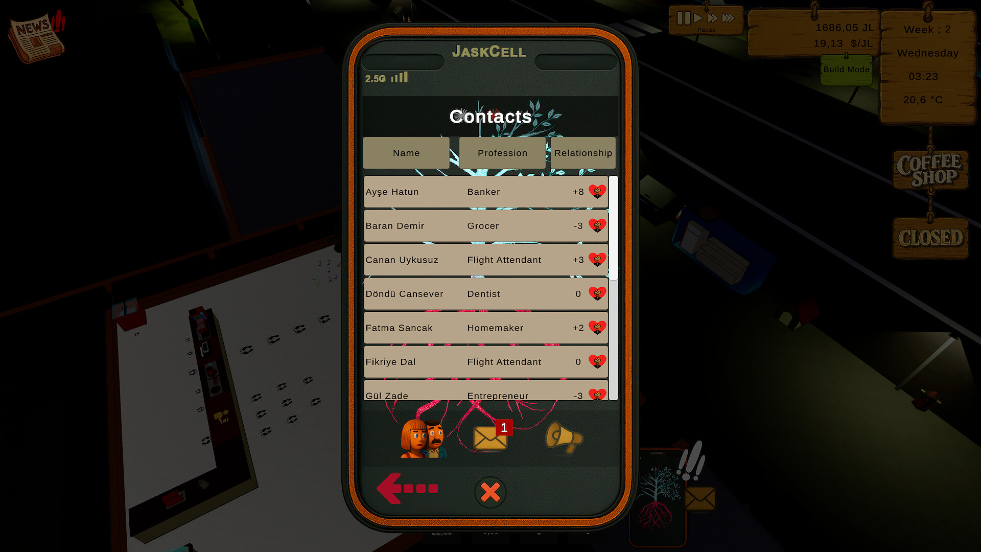 Life in Jasskia: a Coffee Shop screenshot 12