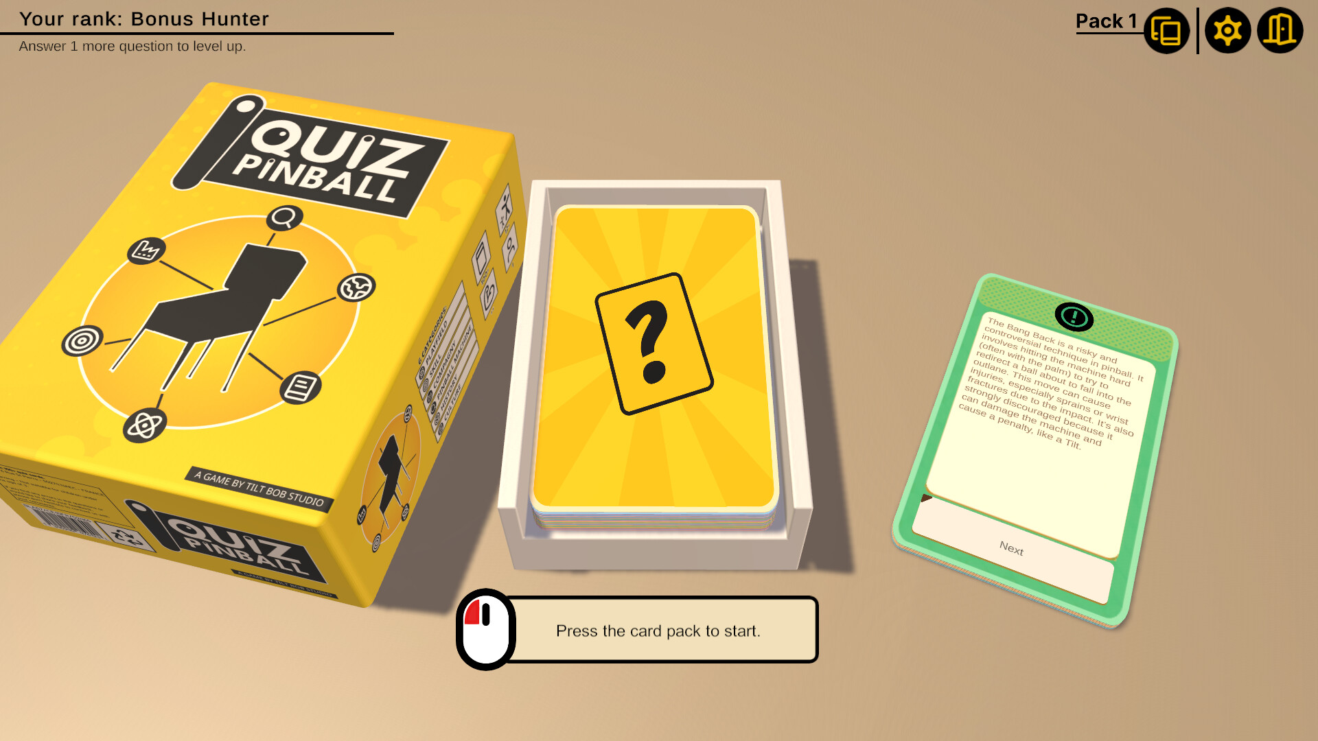 Quiz Pinball: The Quiz You Didn't Know You Needed screenshot 1