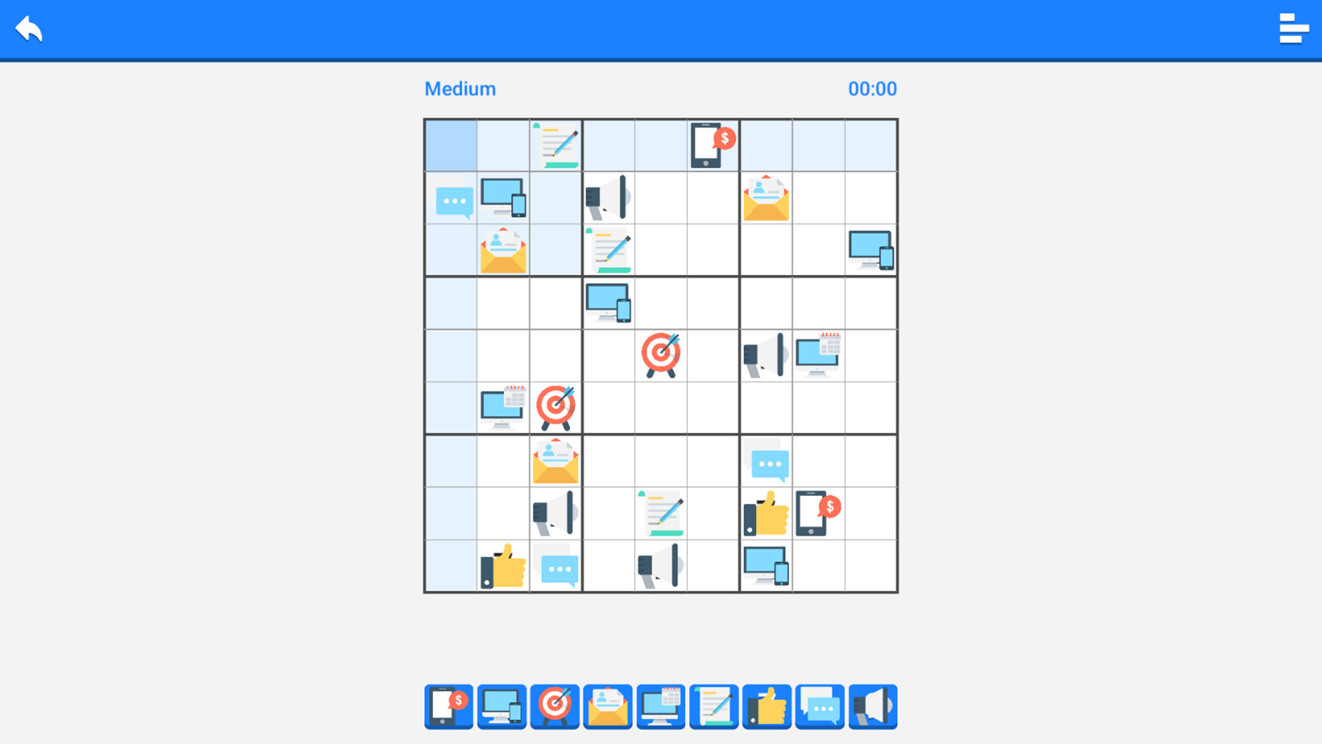Sudoku-X screenshot 1