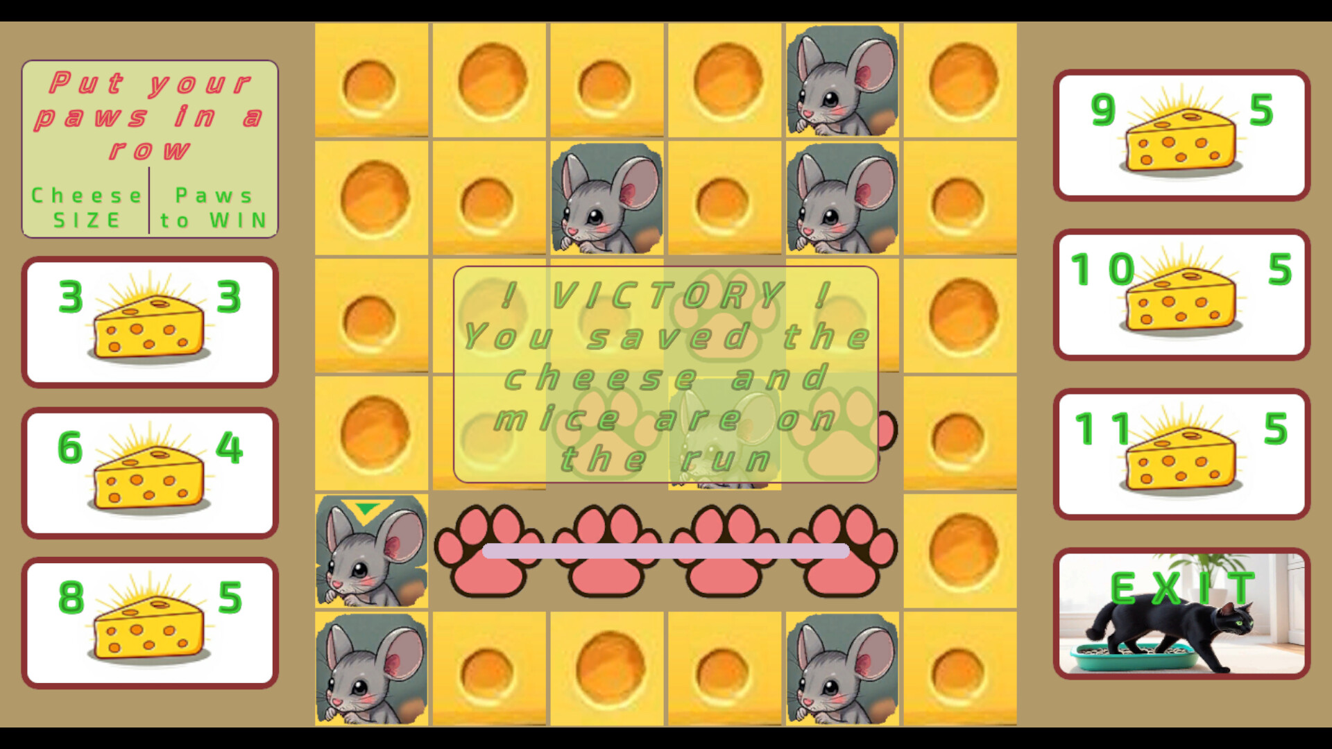 CheeseCatToe screenshot 3