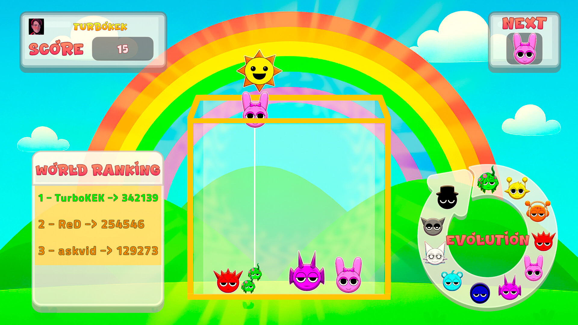 Suika Sprunki Edition screenshot 1