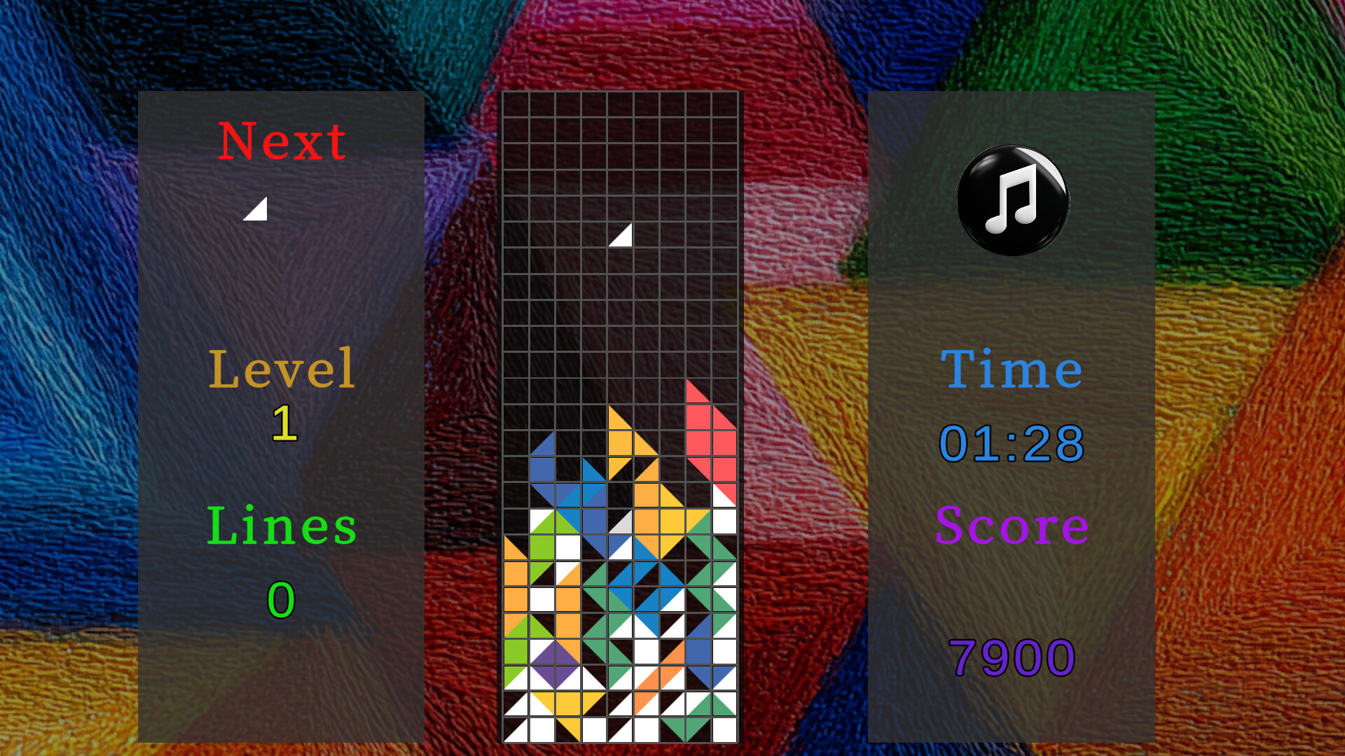 Zetris screenshot 2