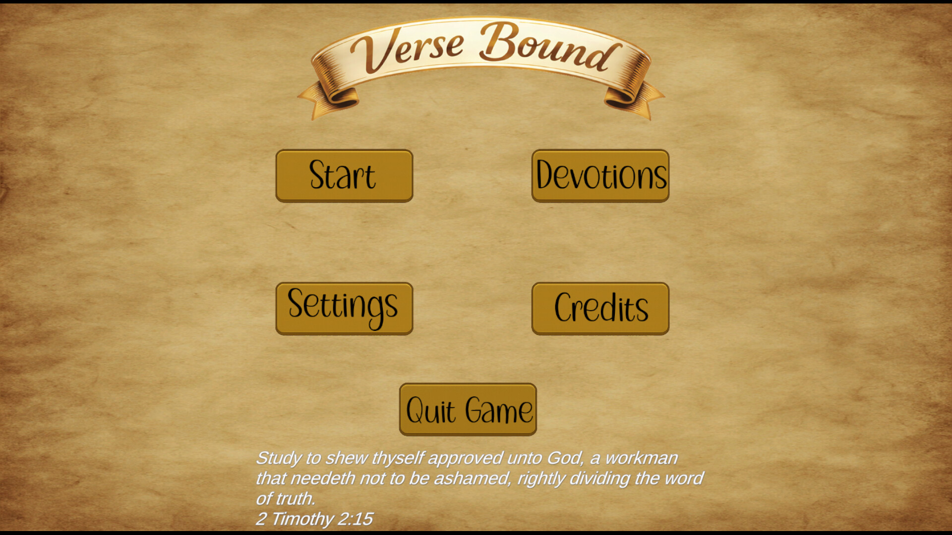 Verse Bound screenshot 1