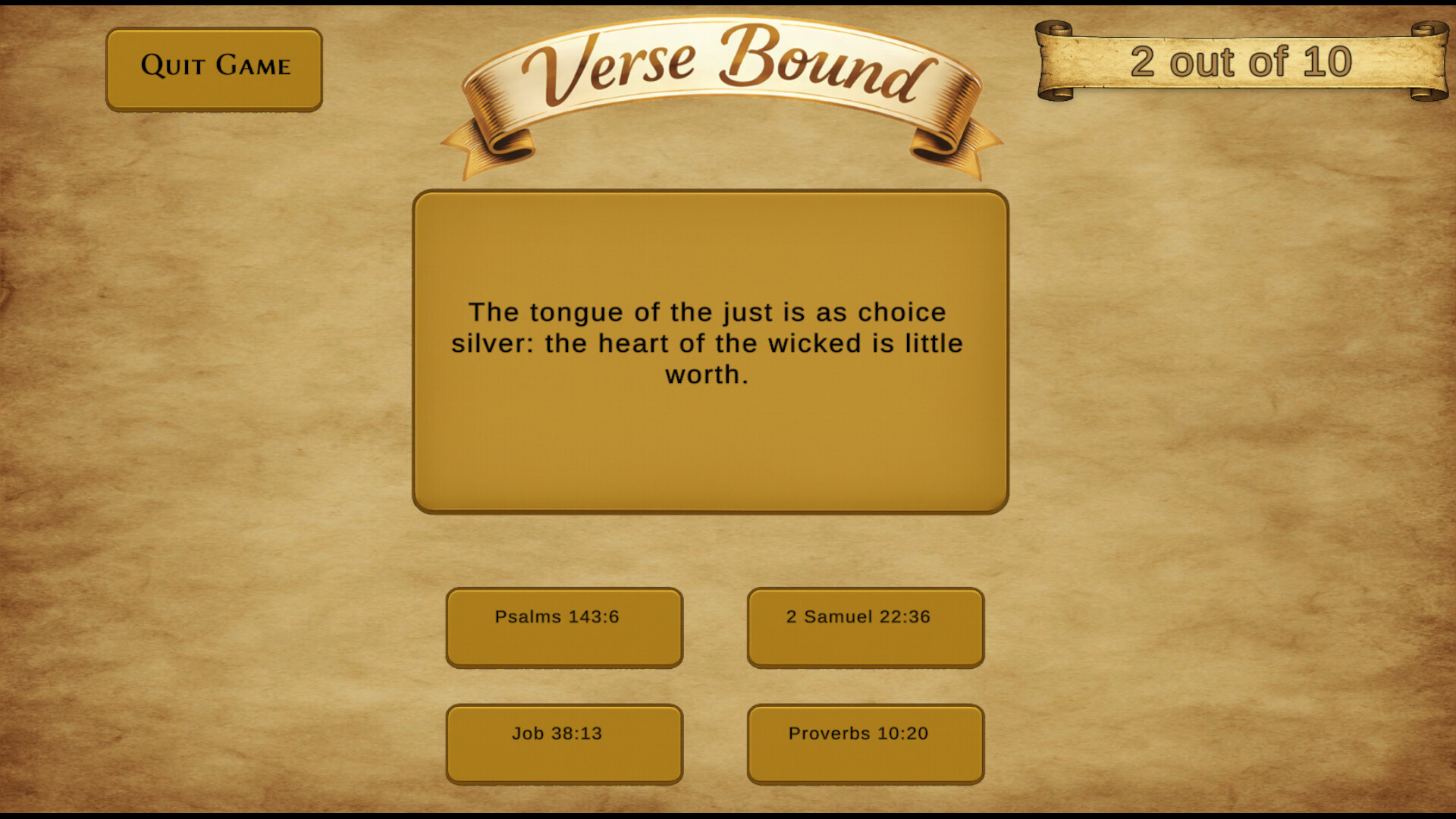 Verse Bound screenshot 2