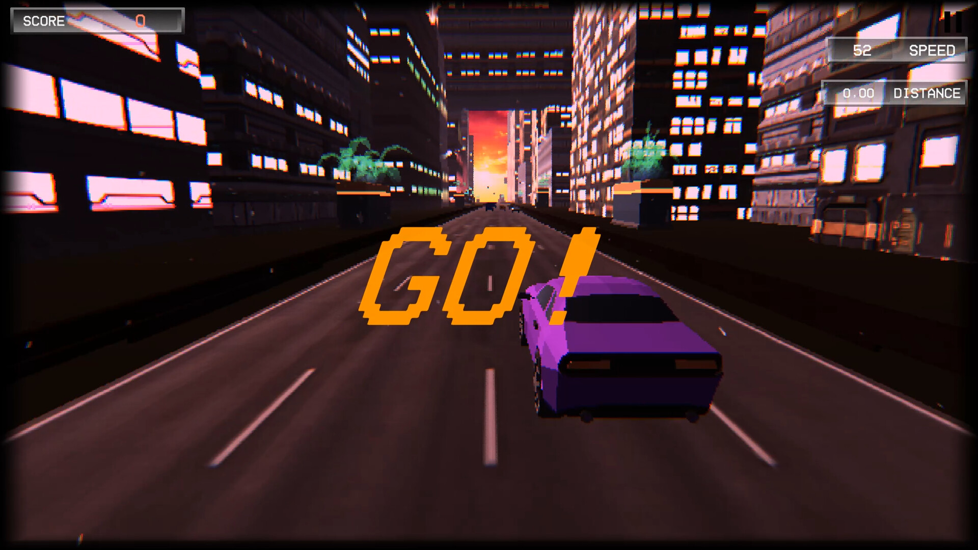 Drift Highway: Retro Console Edition screenshot 1