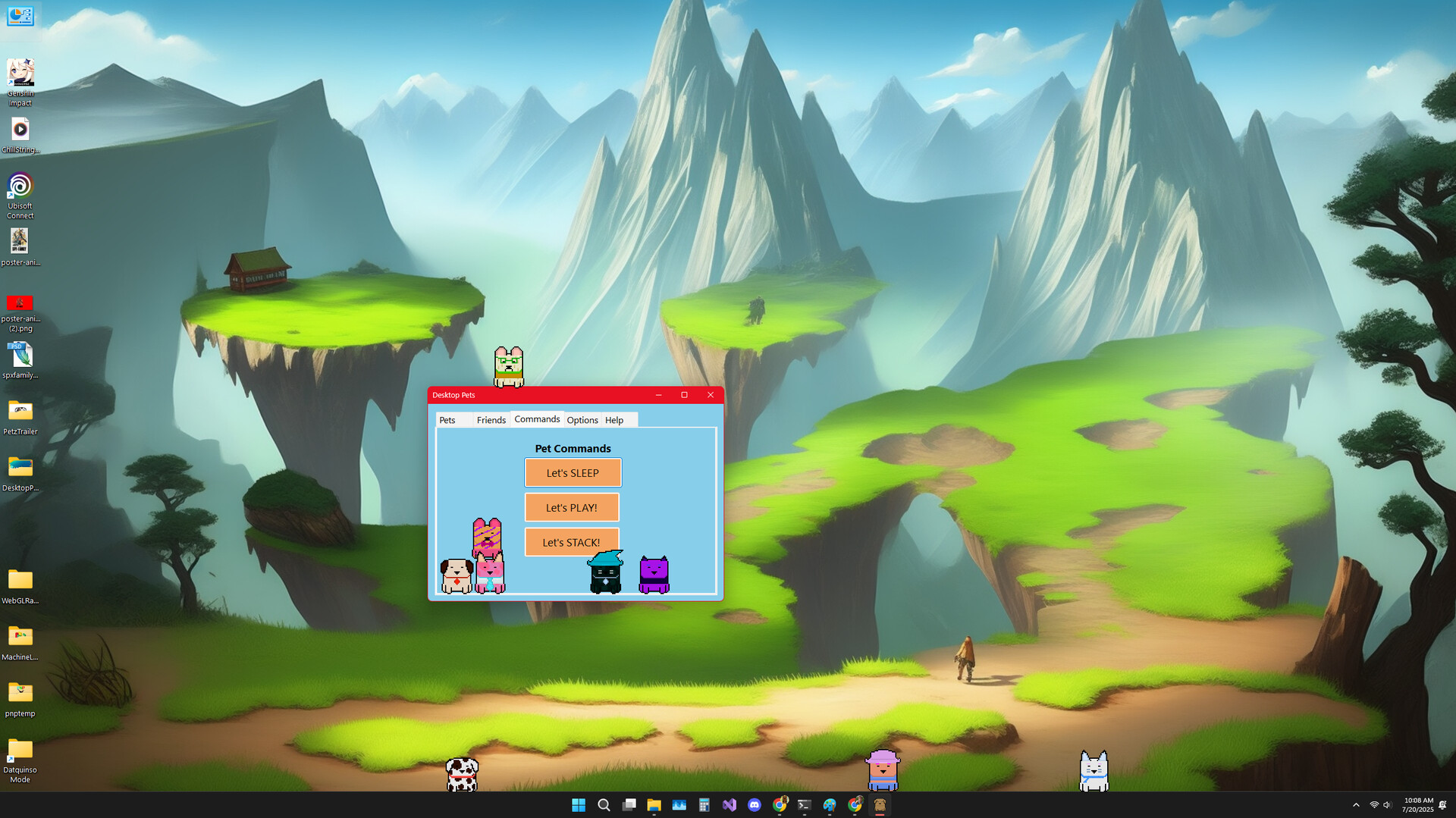 Datquinso Desktop Pets screenshot 1