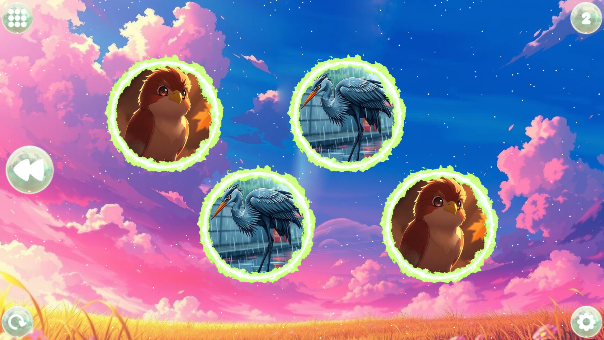 Anime Dream Match: Birds screenshot 1