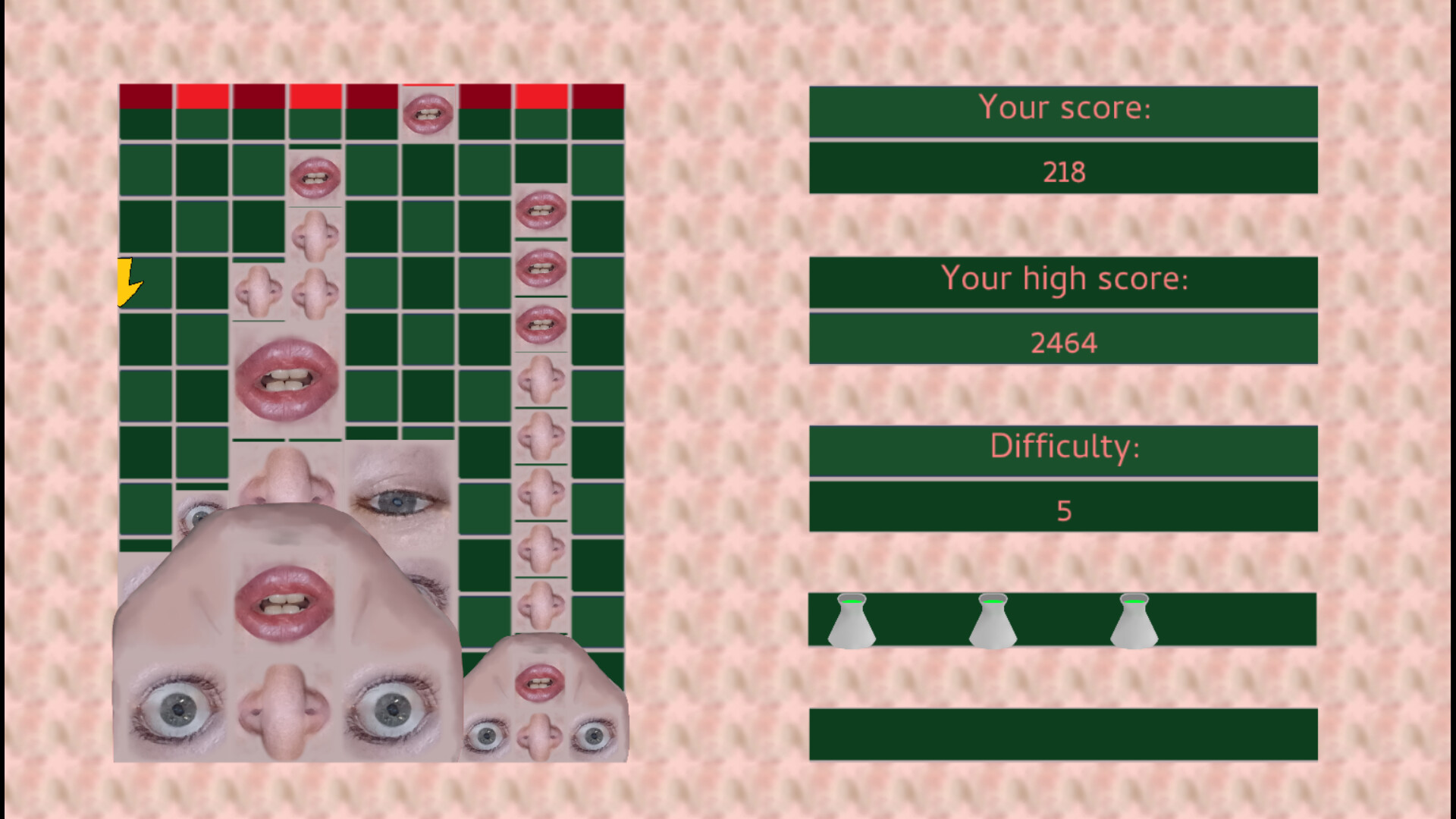 Falling Face Fragments screenshot 1