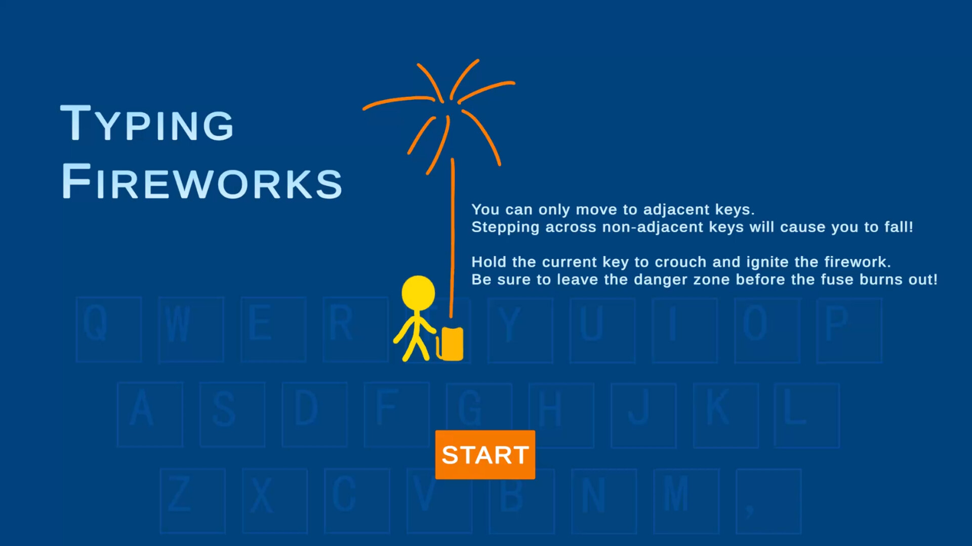 Typing Fireworks screenshot 3