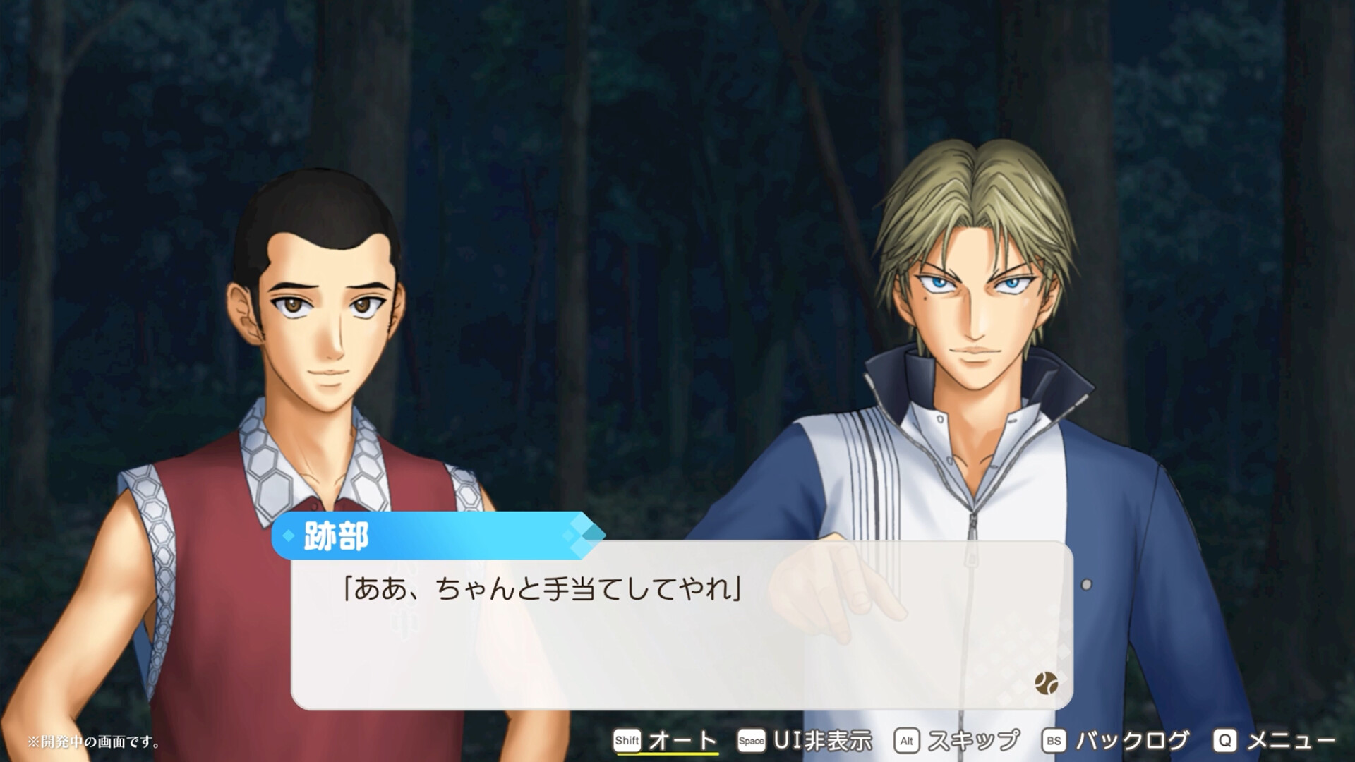 The Prince of Tennis Doki Doki Survival ~eternal passion! Tie break ♡ game~ screenshot 2