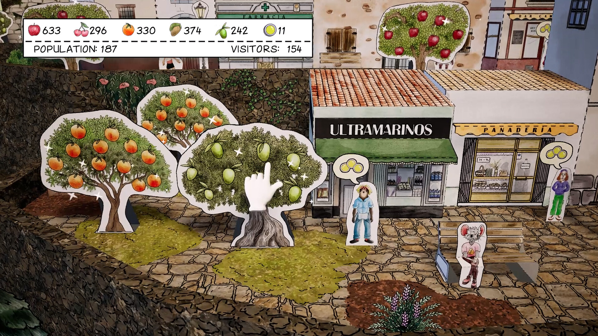 Cutout Village screenshot 1
