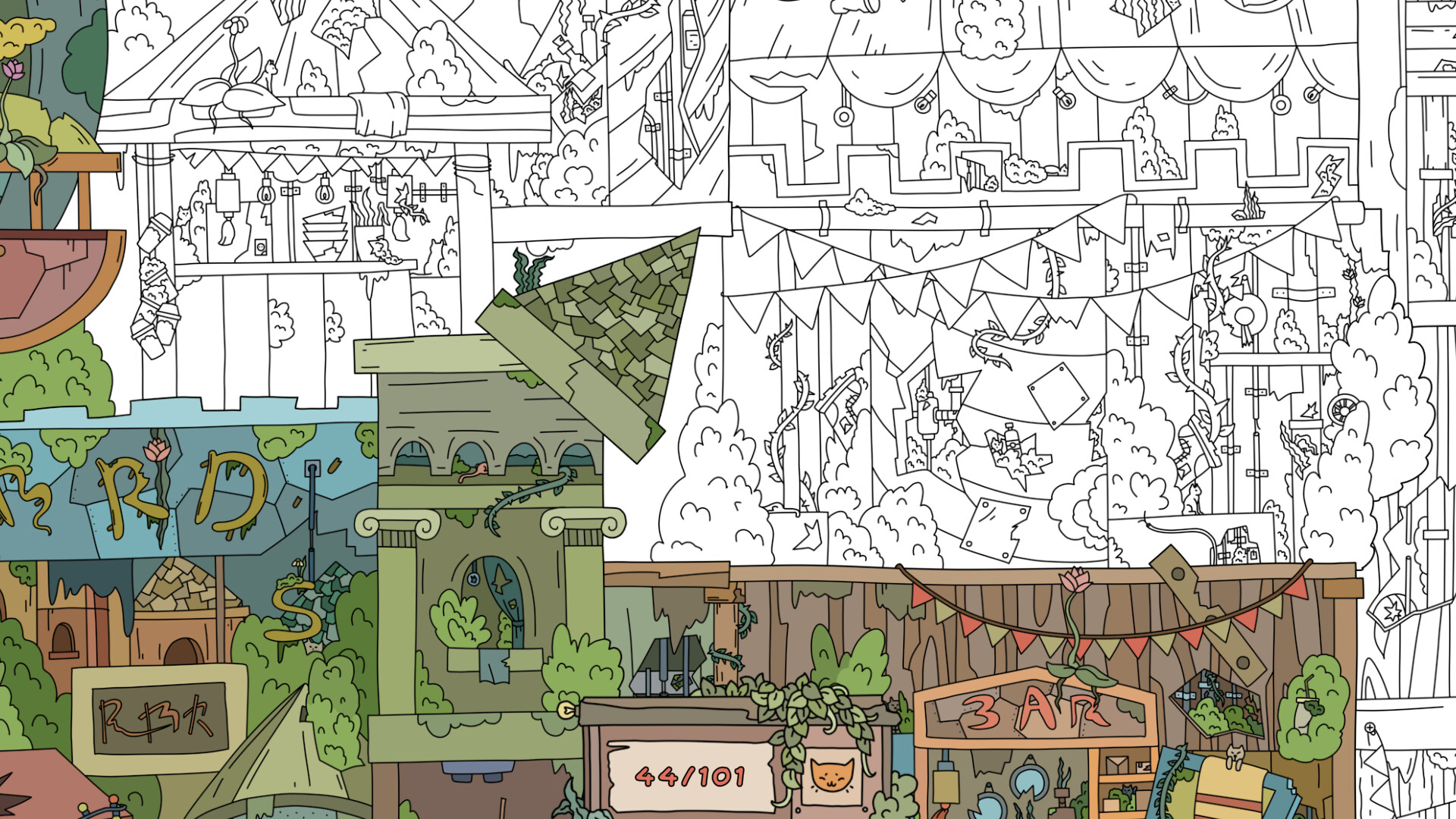 Hidden Cats: Old Amusement Park screenshot 1