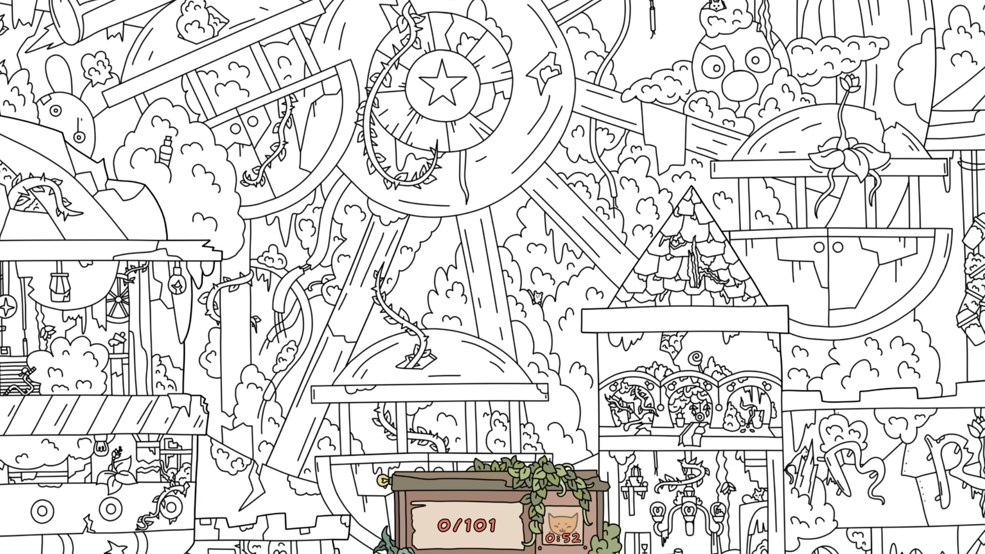 Hidden Cats: Old Amusement Park screenshot 2