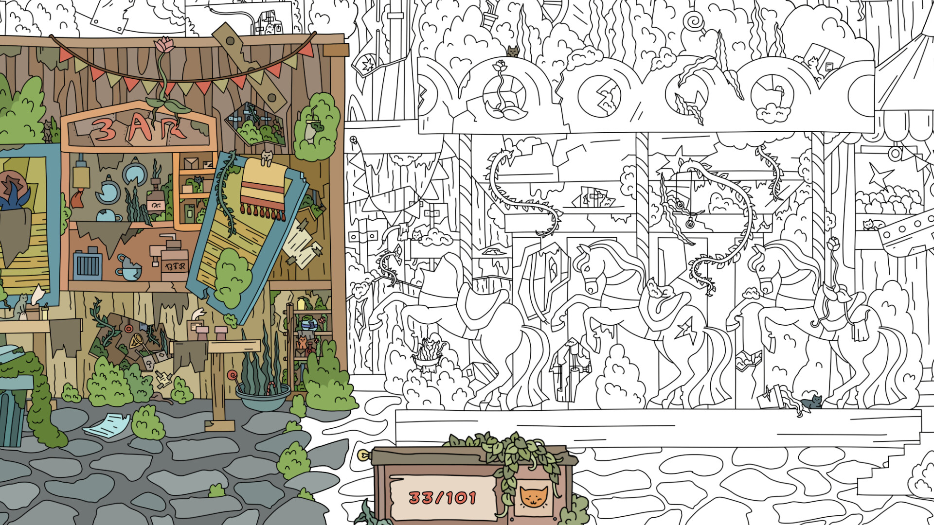 Hidden Cats: Old Amusement Park screenshot 5