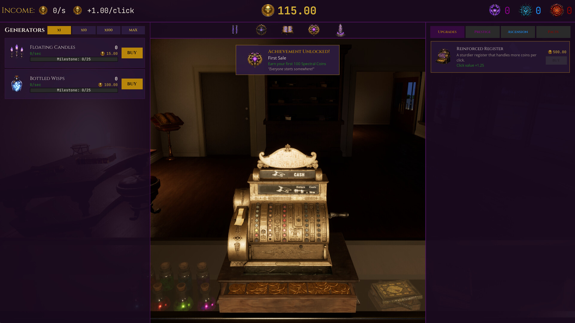 Occult Shop Clicker screenshot 1