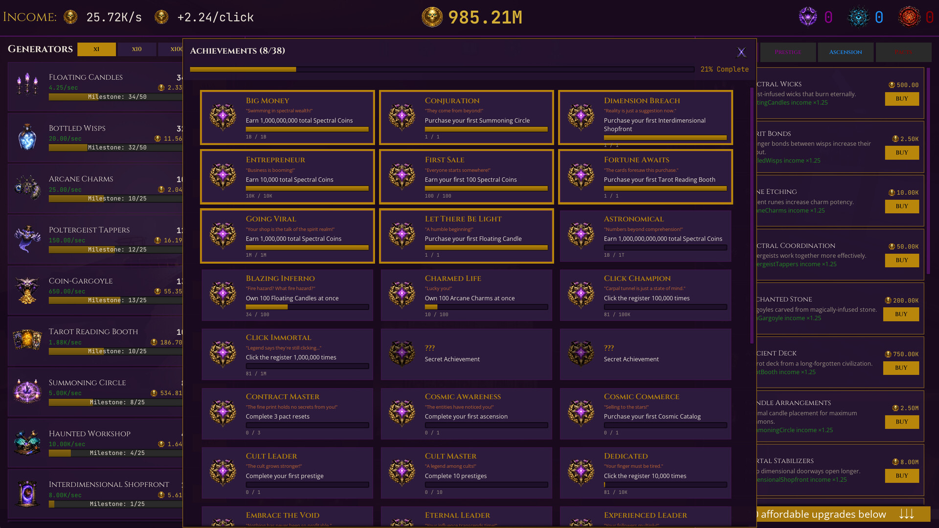 Occult Shop Clicker screenshot 3