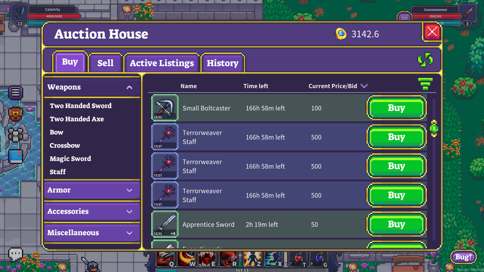 Calamity screenshot 2