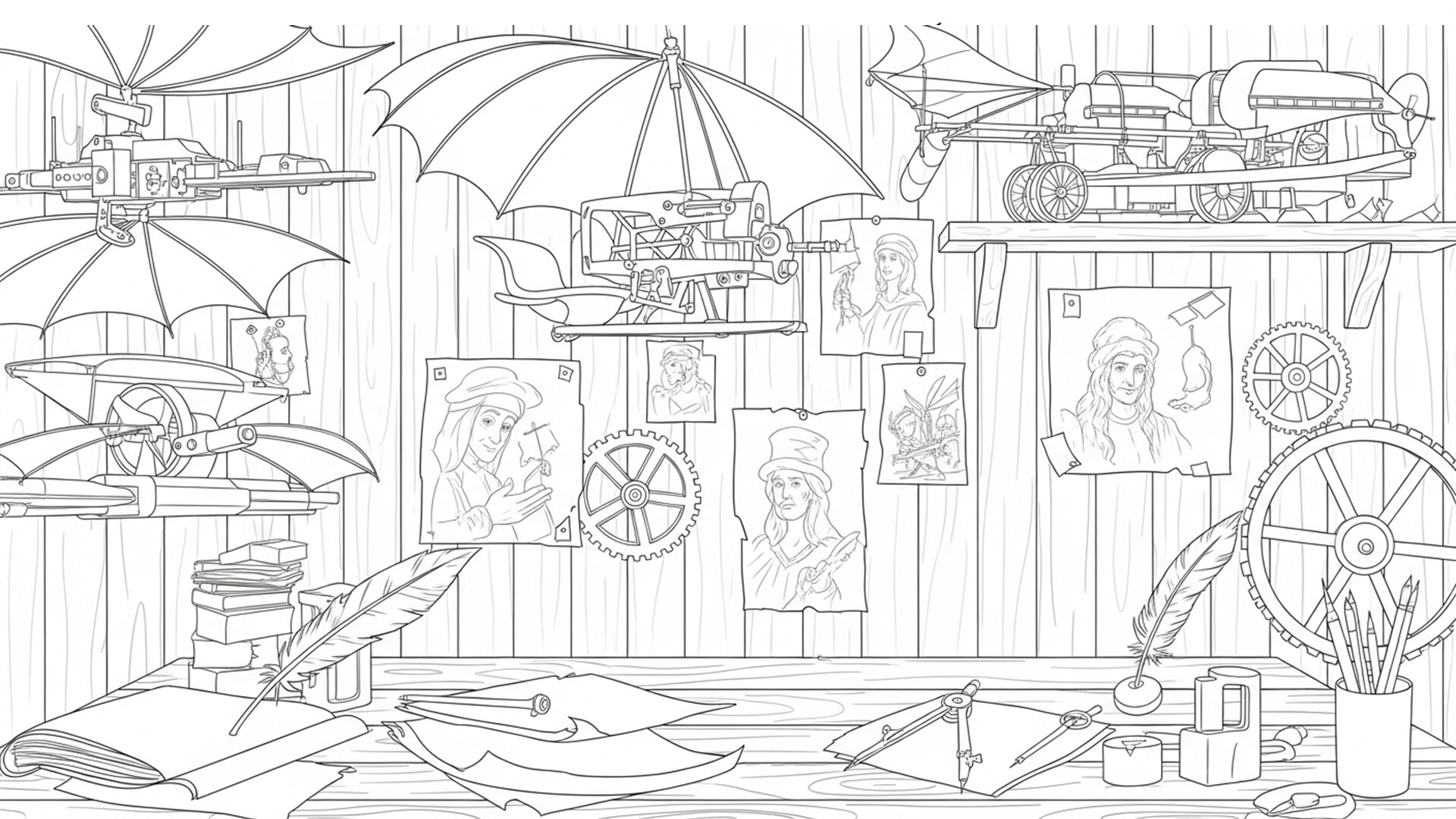 100 Cats Lost in Da Vinci Find & Color screenshot 3
