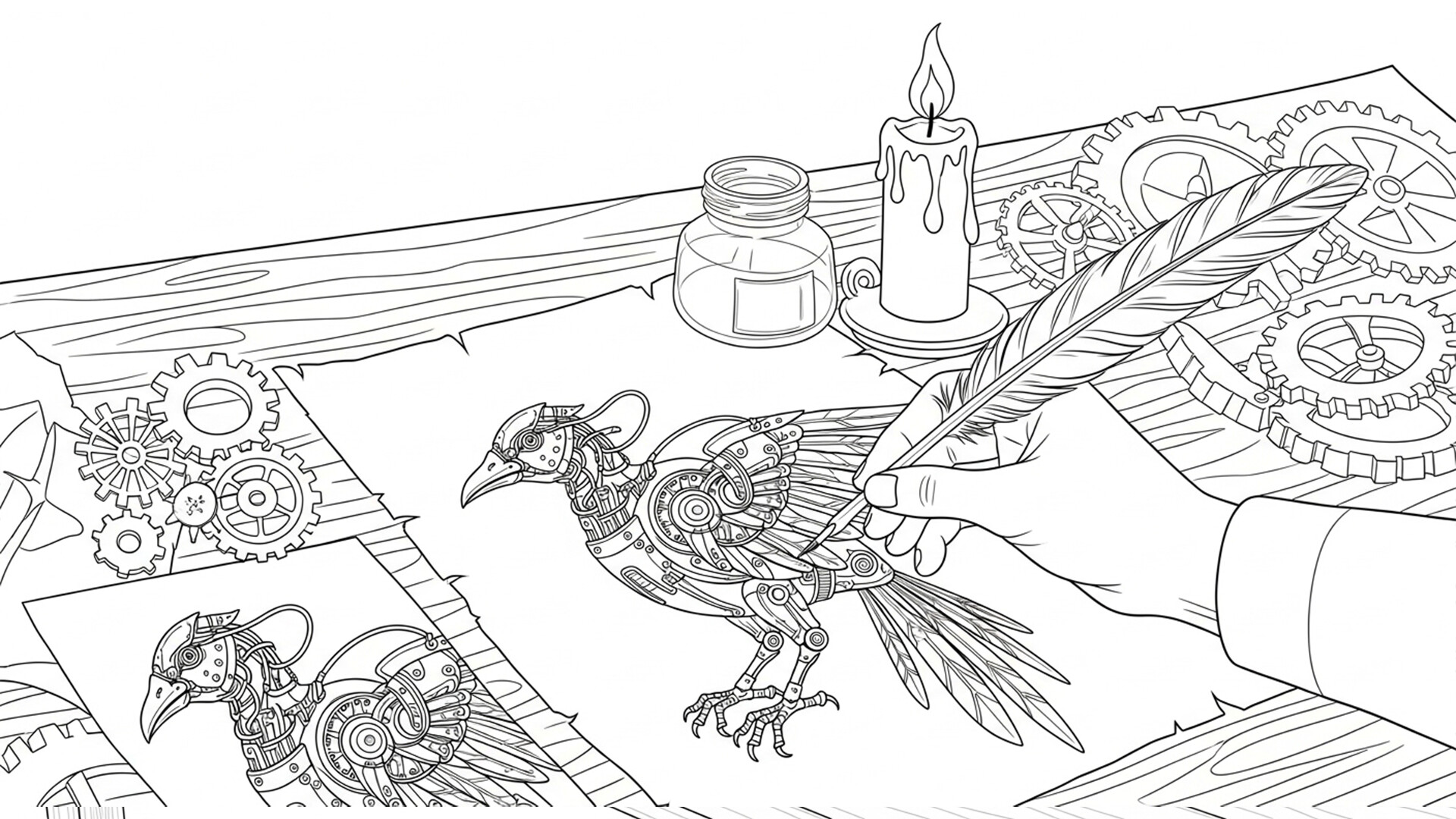100 Cats Lost in Da Vinci Find & Color screenshot 4