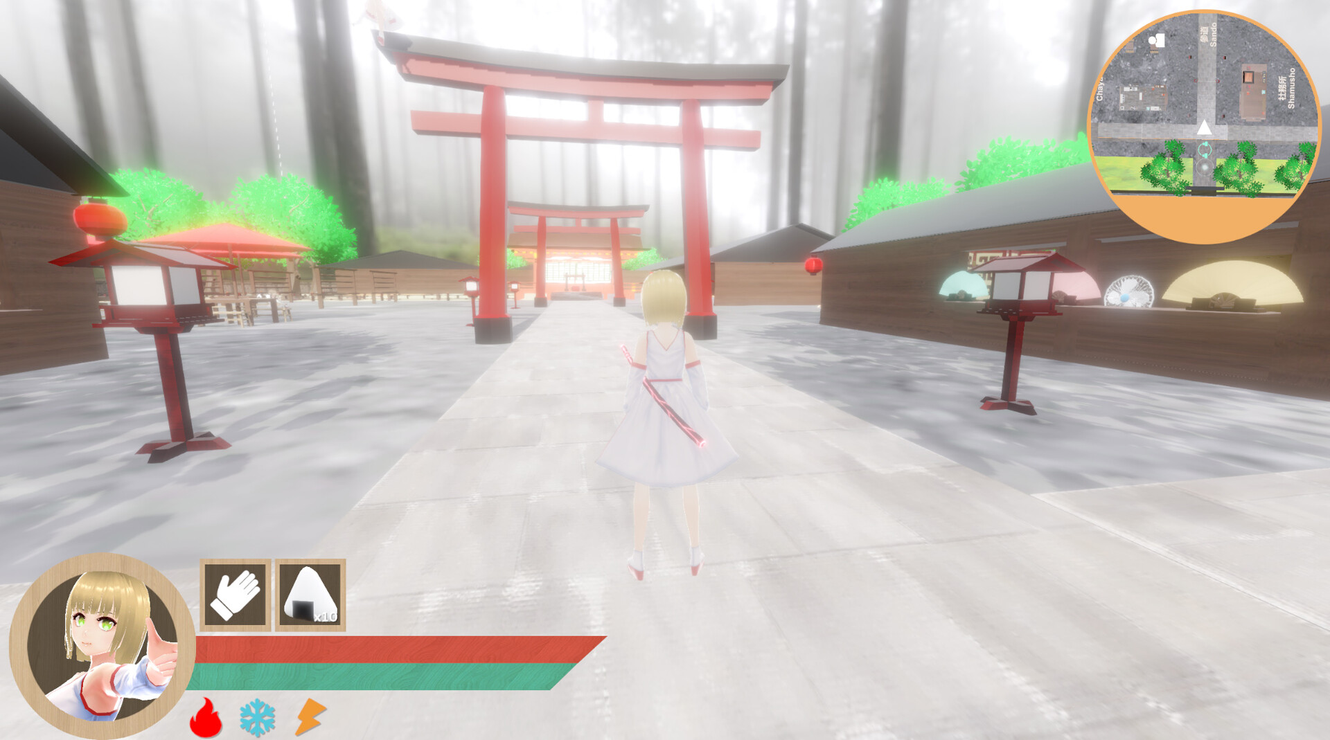 宥蘿的巫女修行錄 Miko Yuro: Training Record screenshot 2