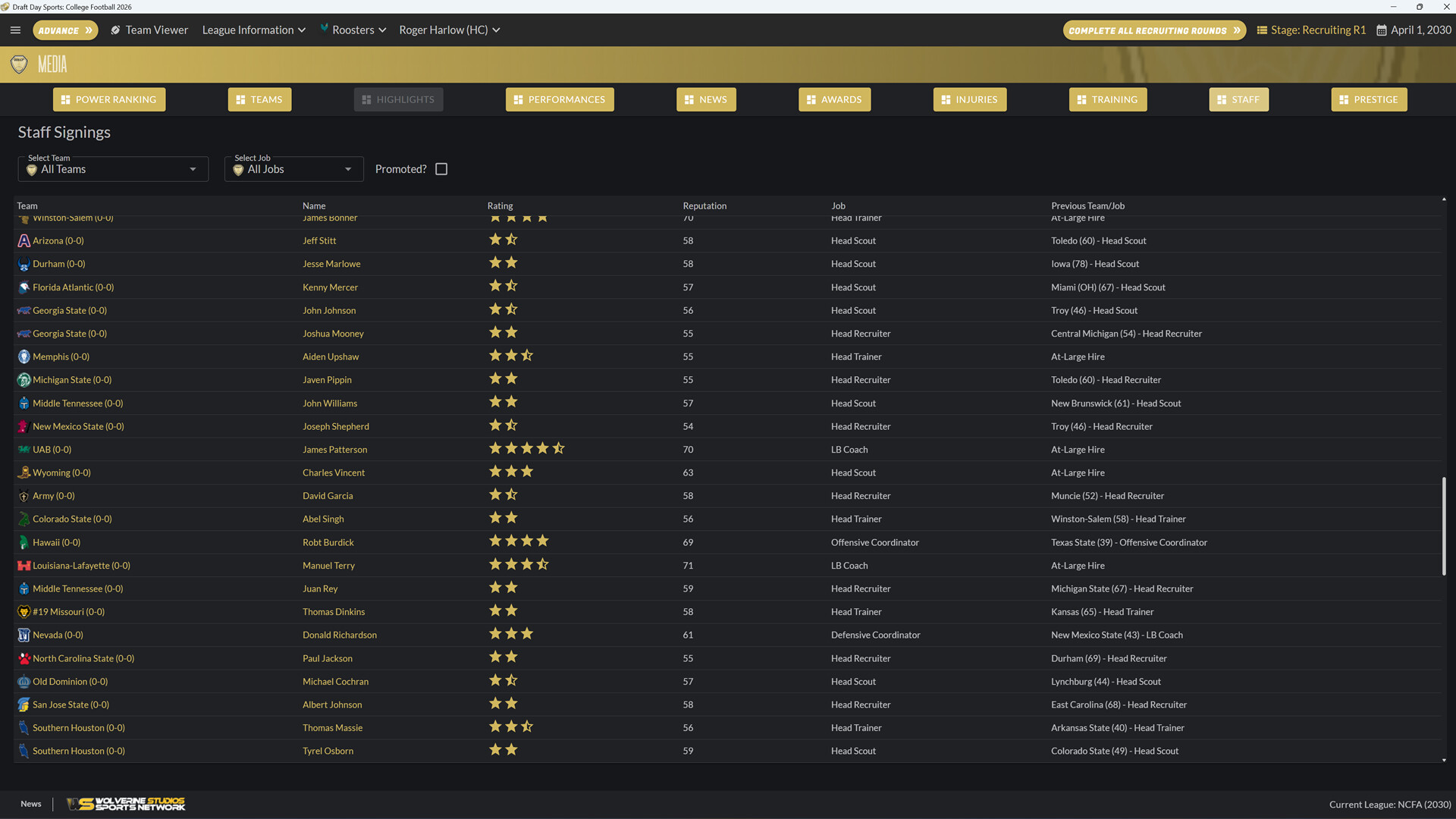 Draft Day Sports: College Football 2026 screenshot 5