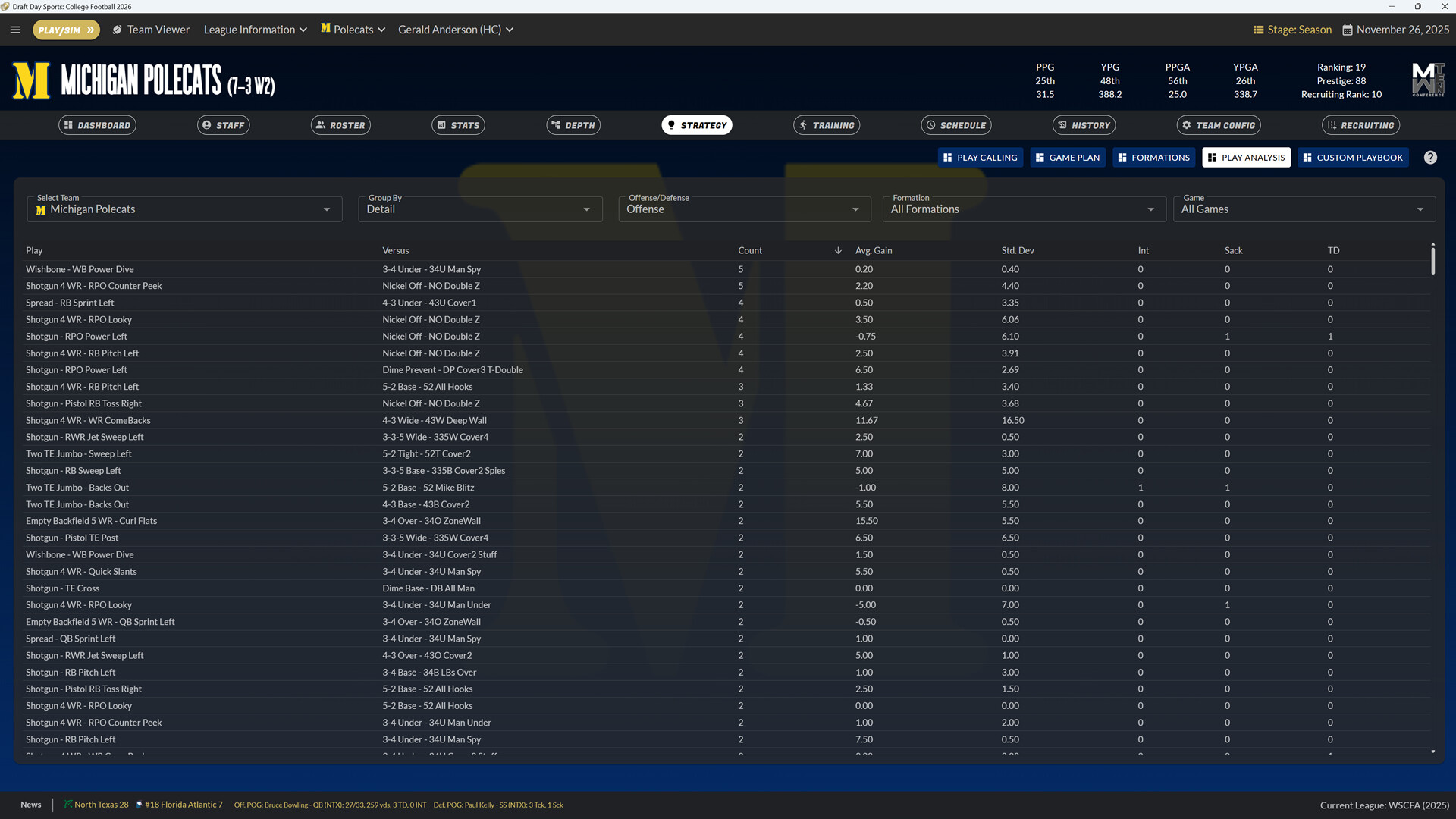 Draft Day Sports: College Football 2026 screenshot 7