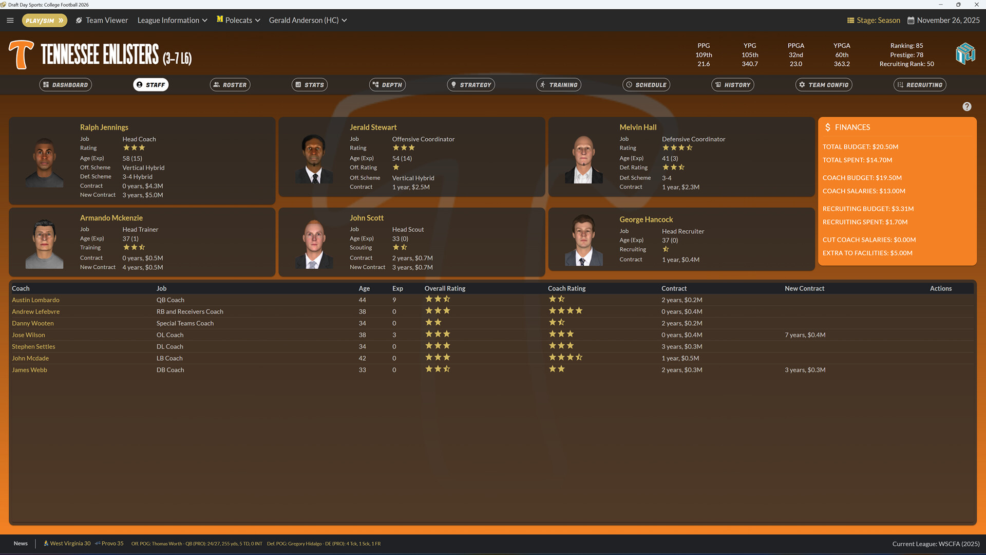Draft Day Sports: College Football 2026 screenshot 8