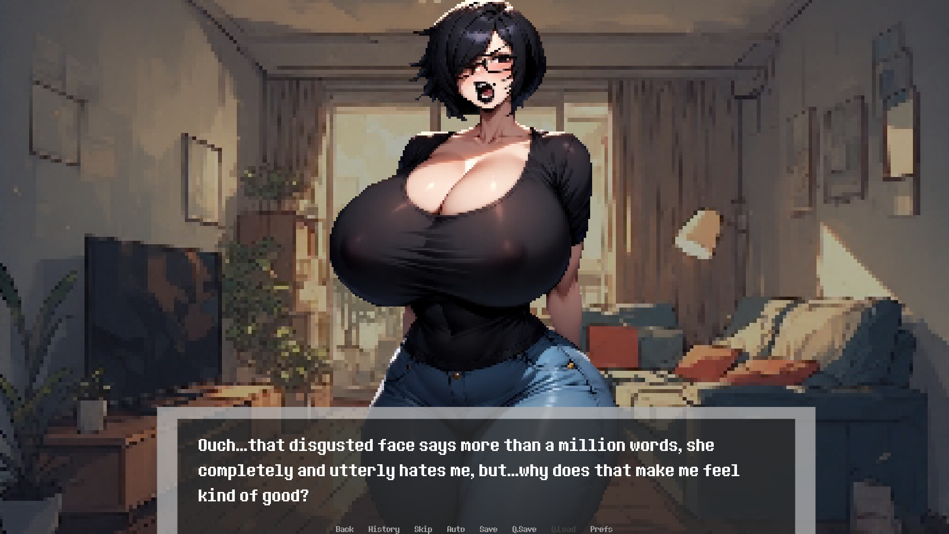 My Hot Goth Roommate Became My Goonmate screenshot 5