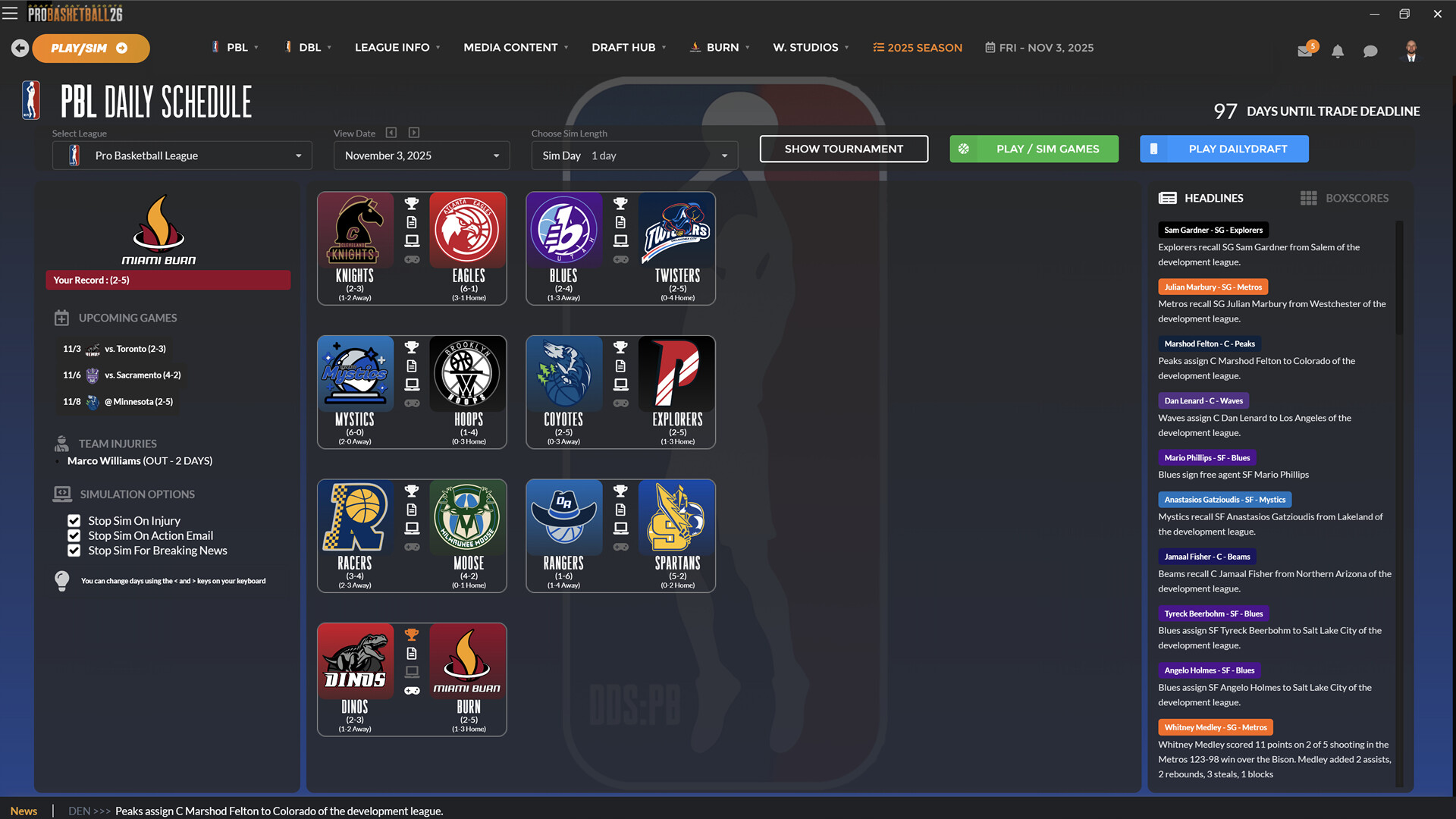 Draft Day Sports: Pro Basketball 2026 screenshot 4