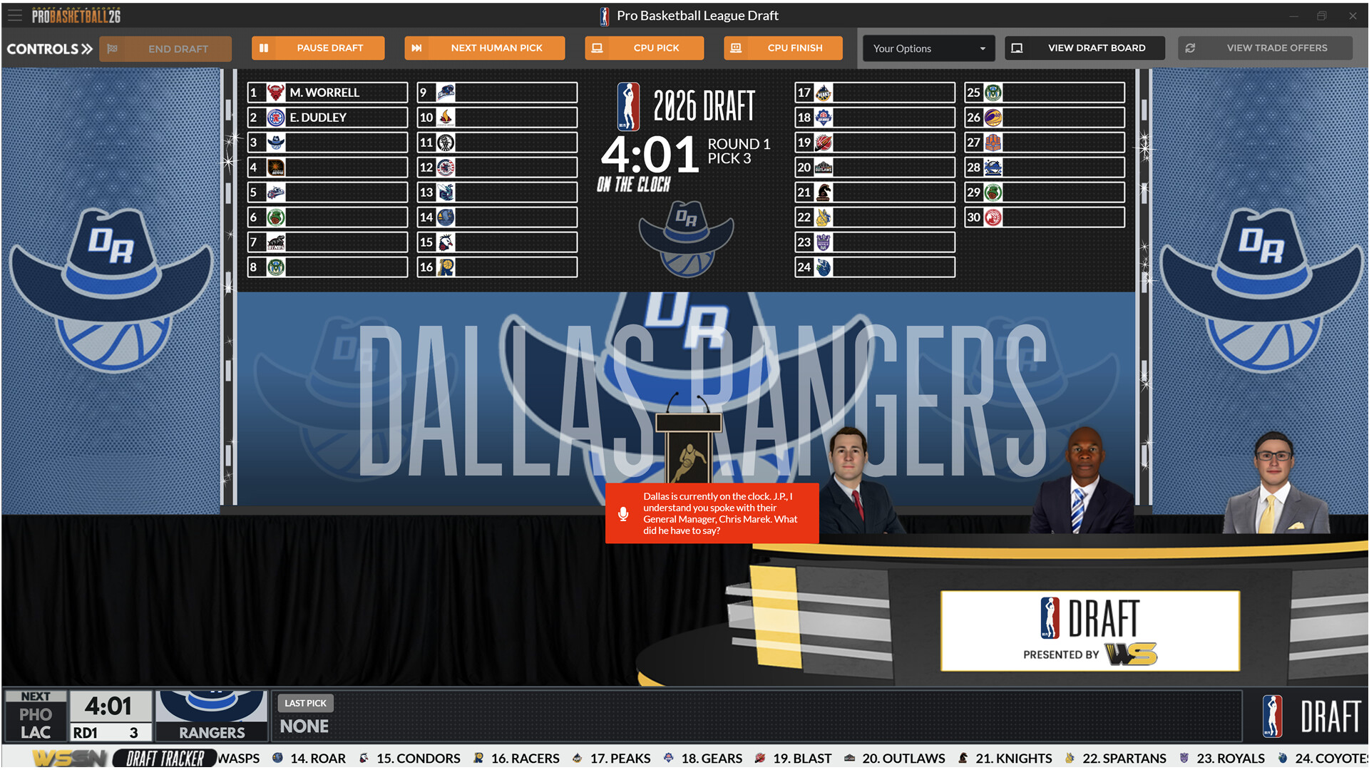 Draft Day Sports: Pro Basketball 2026 screenshot 7