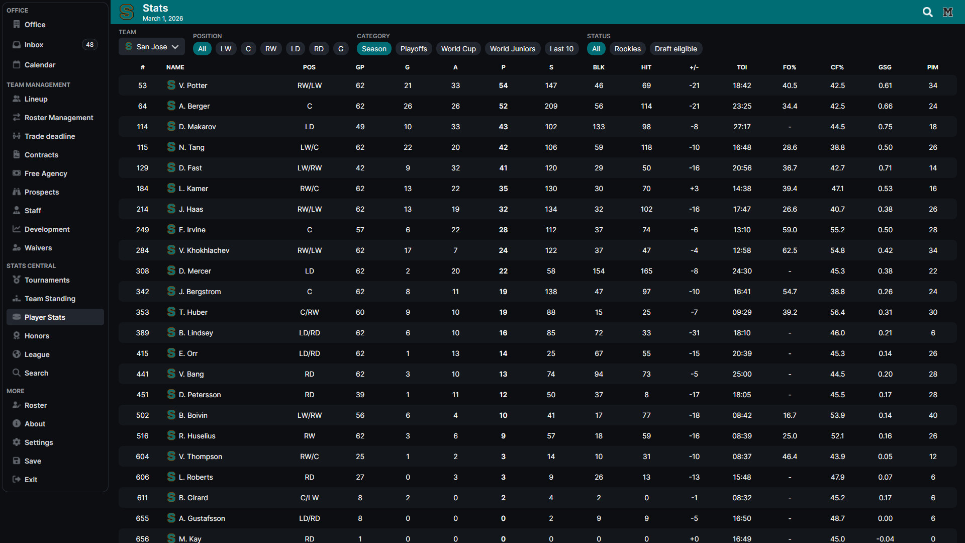 Hockey Legacy Manager 26 screenshot 5