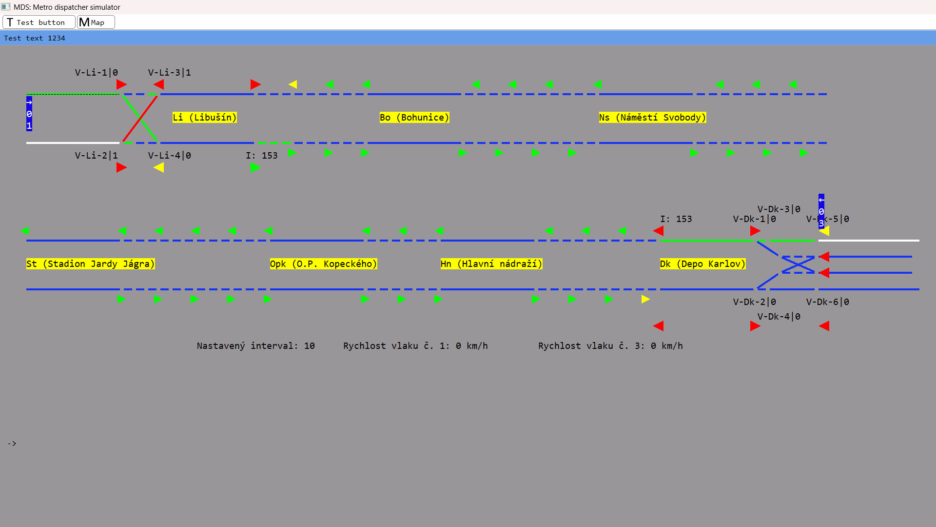 MDS: Metro dispatcher simulator screenshot 1