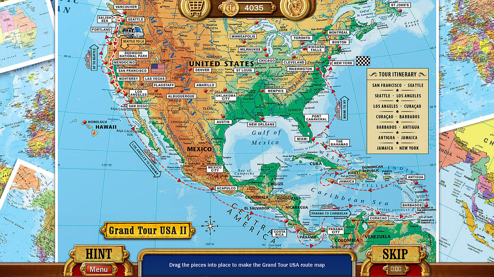 Vacation Adventures: Cruise Director 9 Grand Tour USA 2 Collector's Edition screenshot 3