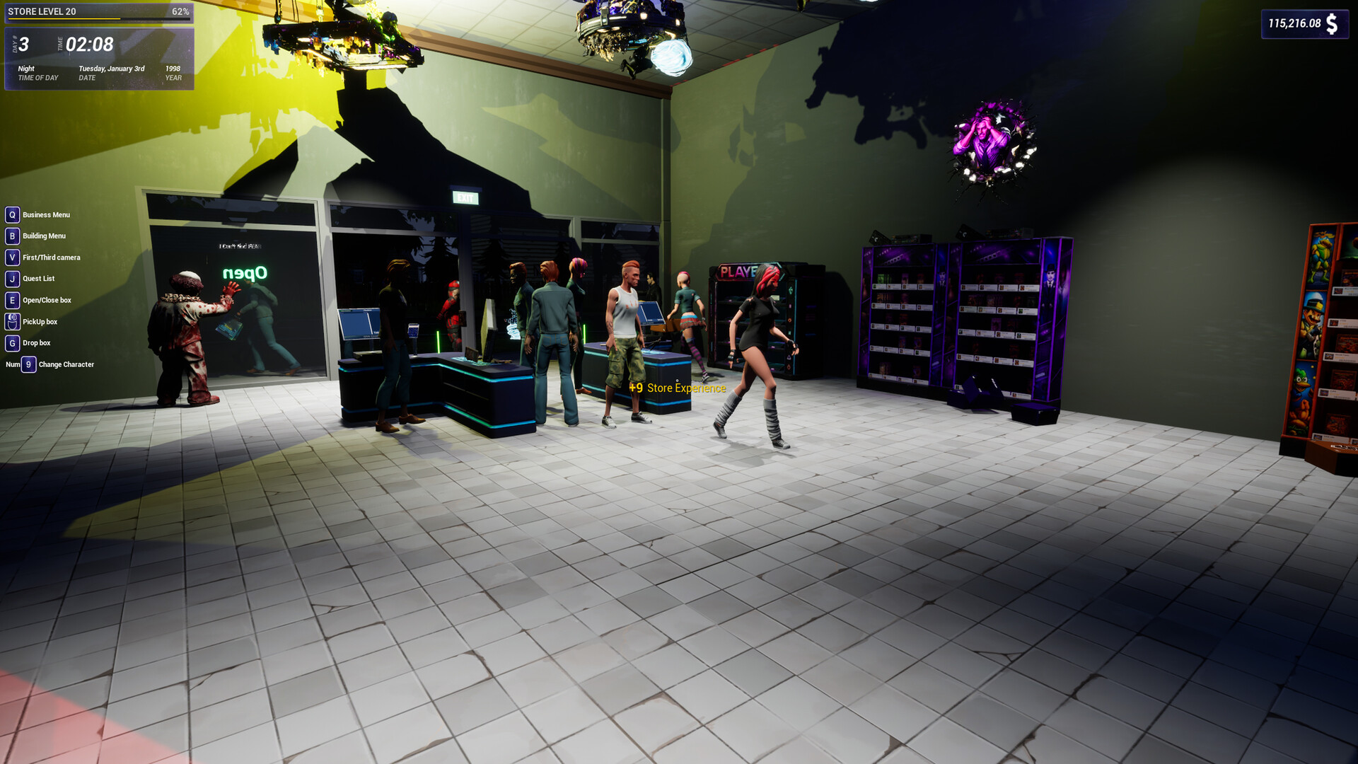 OPEN FOR BUSINESS: Game & Movie Store Simulator screenshot 11