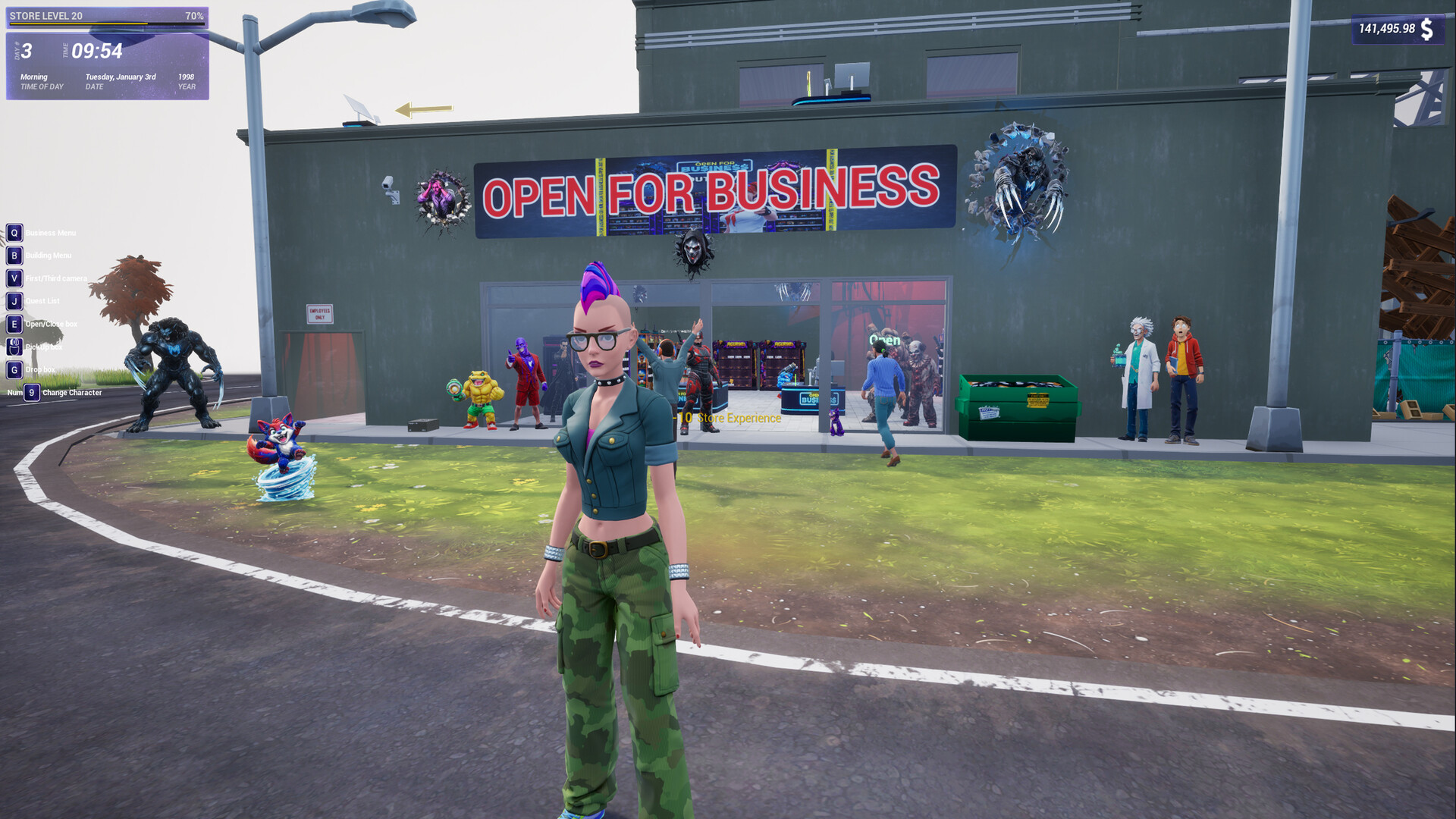 OPEN FOR BUSINESS: Game & Movie Store Simulator screenshot 16