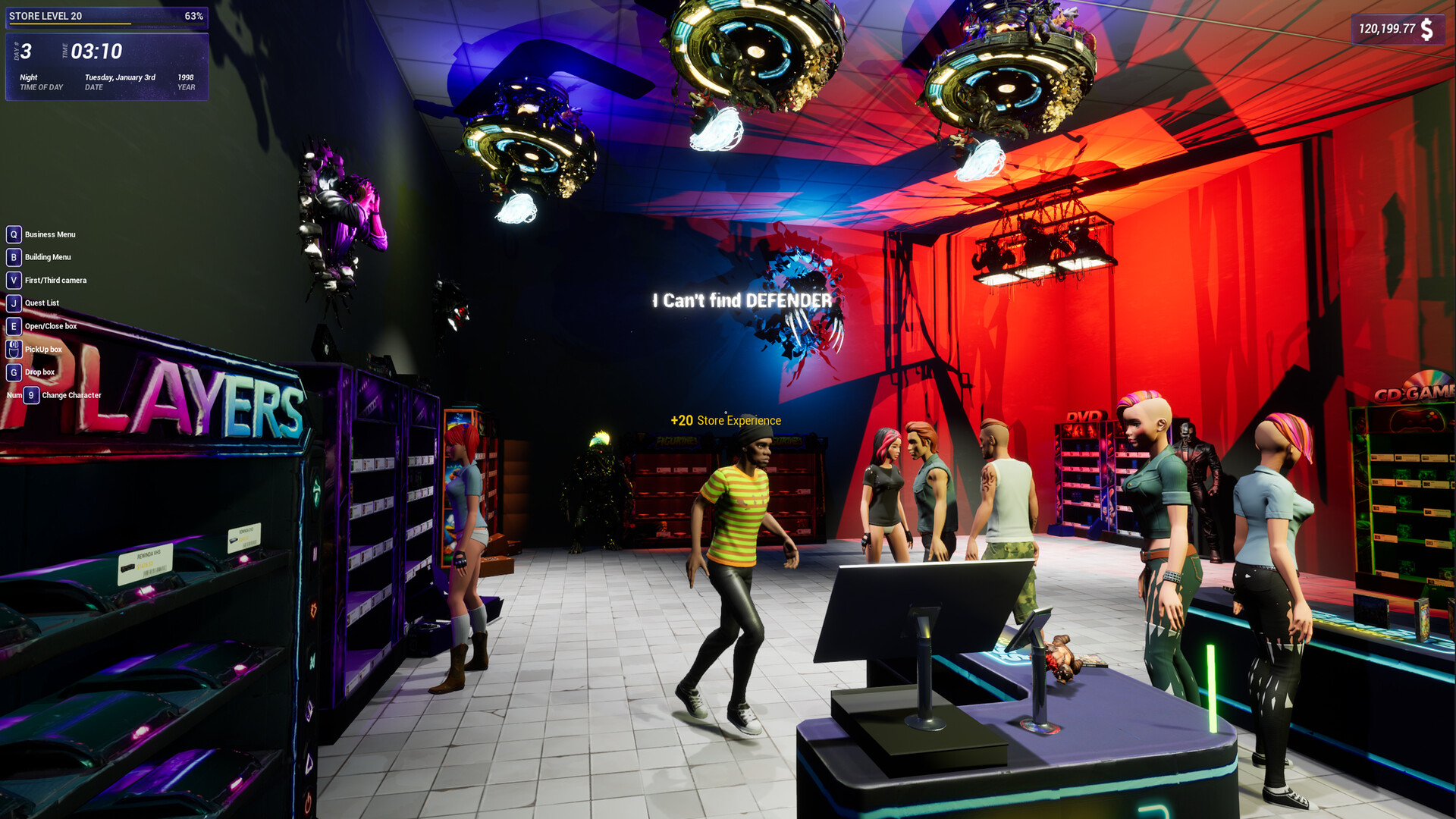 OPEN FOR BUSINESS: Game & Movie Store Simulator screenshot 7