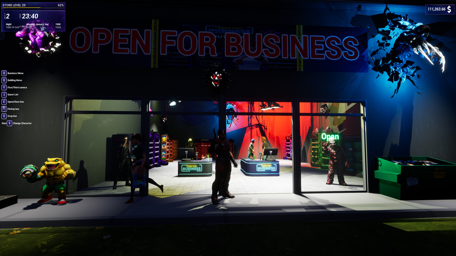 OPEN FOR BUSINESS: Game & Movie Store Simulator screenshot 19