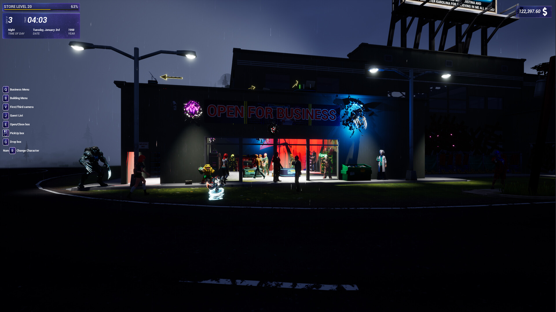 OPEN FOR BUSINESS: Game & Movie Store Simulator screenshot 10