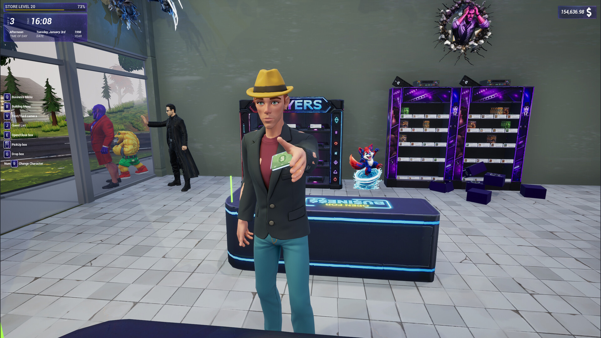 OPEN FOR BUSINESS: Game & Movie Store Simulator screenshot 12