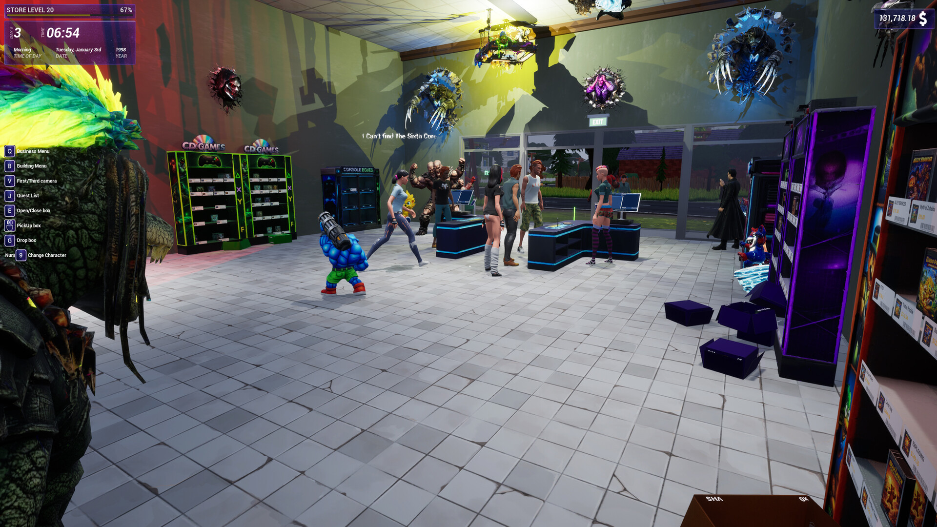 OPEN FOR BUSINESS: Game & Movie Store Simulator screenshot 17