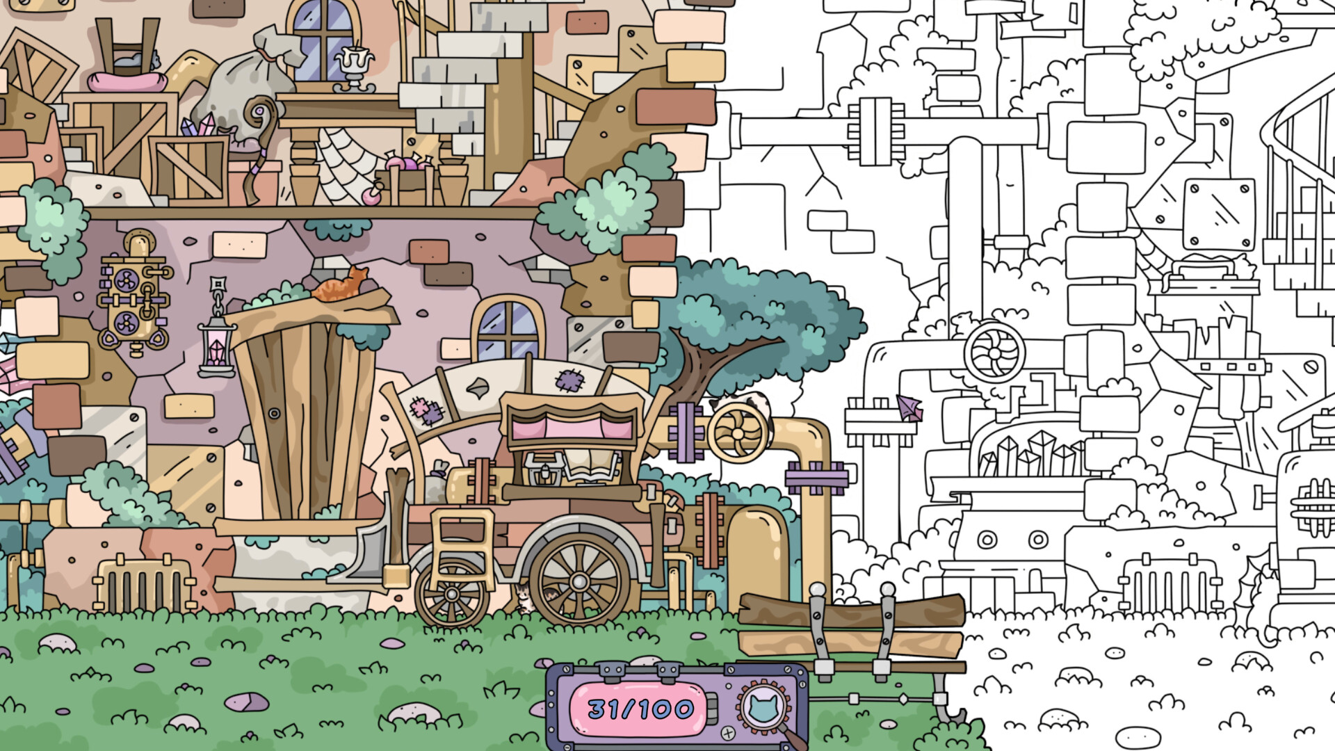 FIND KITTENS 4: Aetherpunk screenshot 2