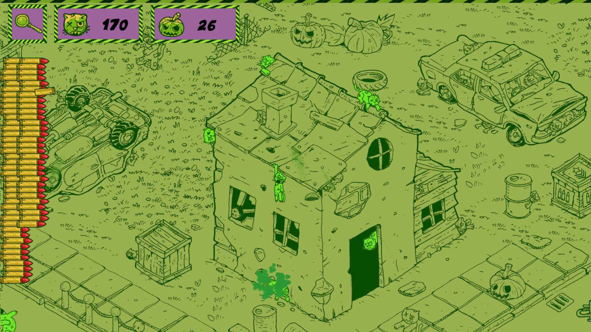 Find Kitties: Zombie Hunter screenshot 1